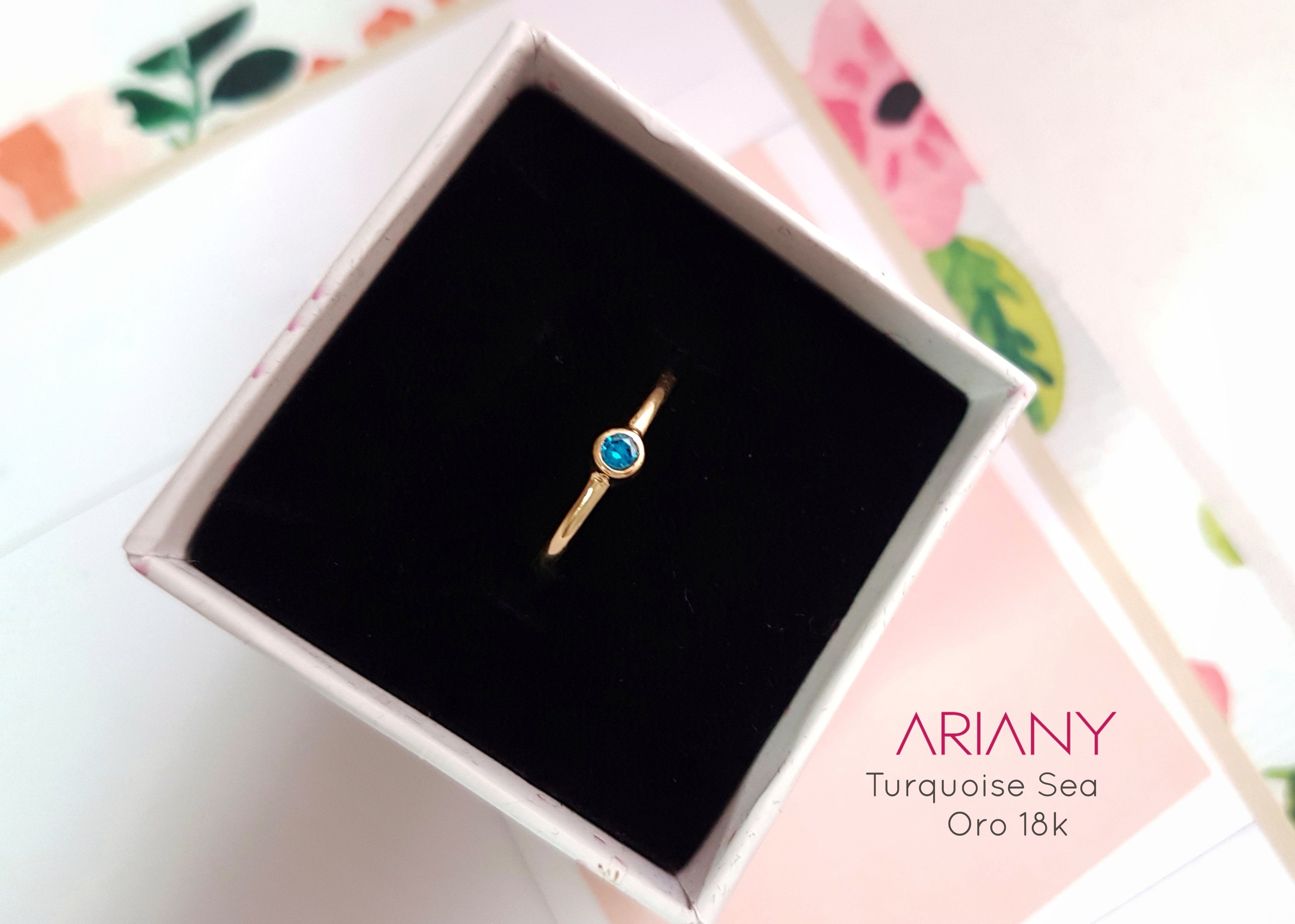 Anillo Topacio Sparkle  - Oro 18k