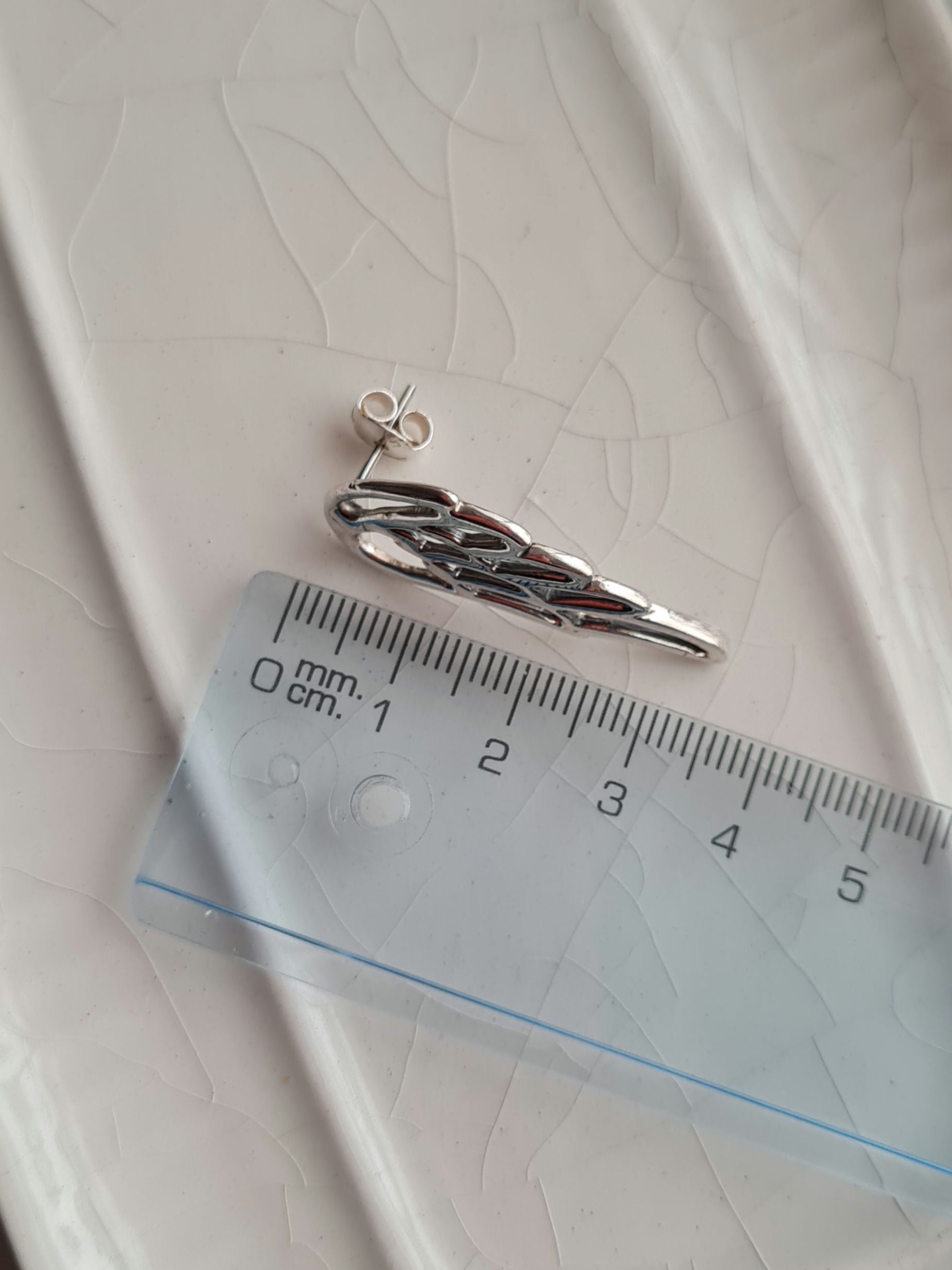 Aretes Alas Maxi - Plata 950