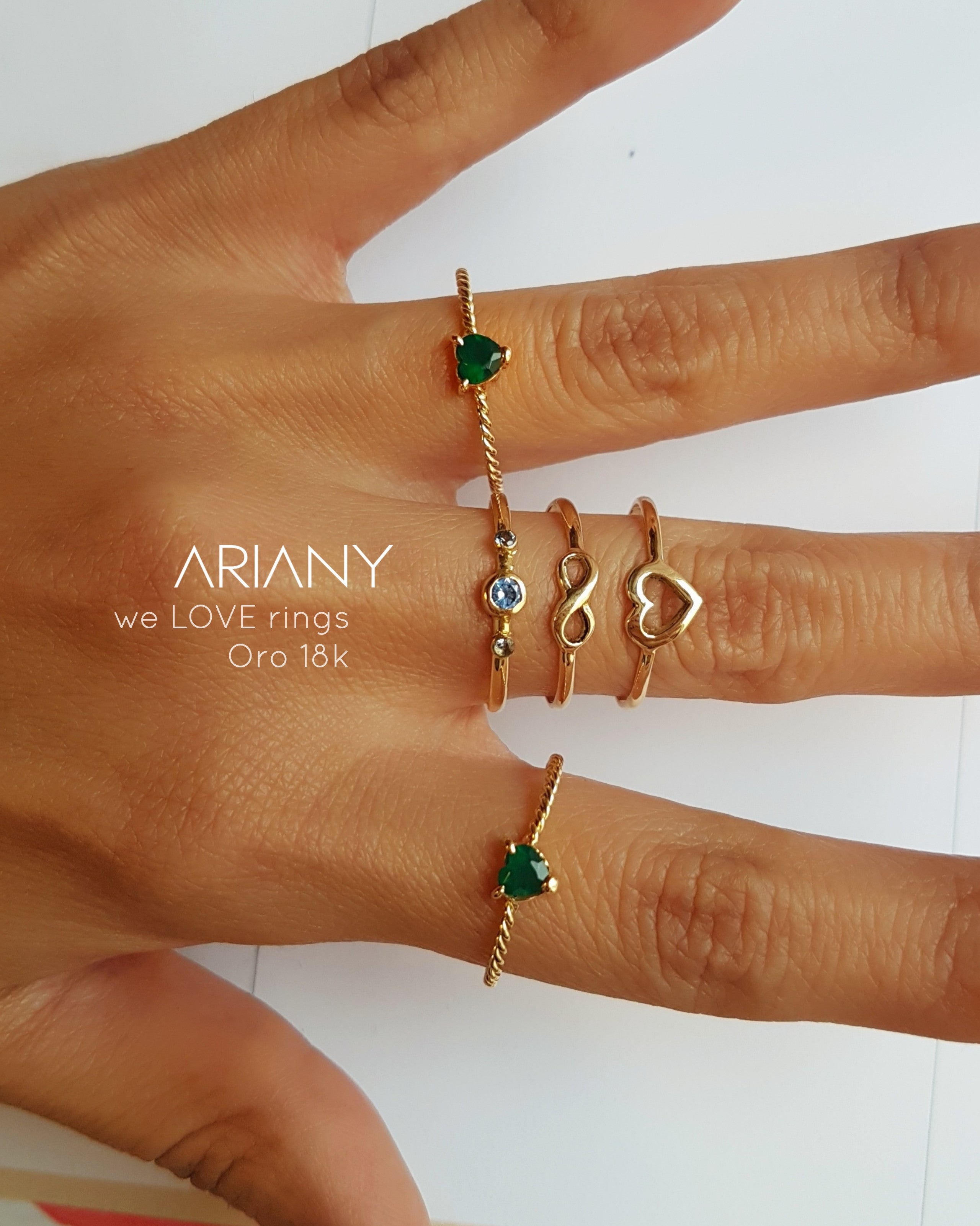 Anillo Infinito - Oro 18k