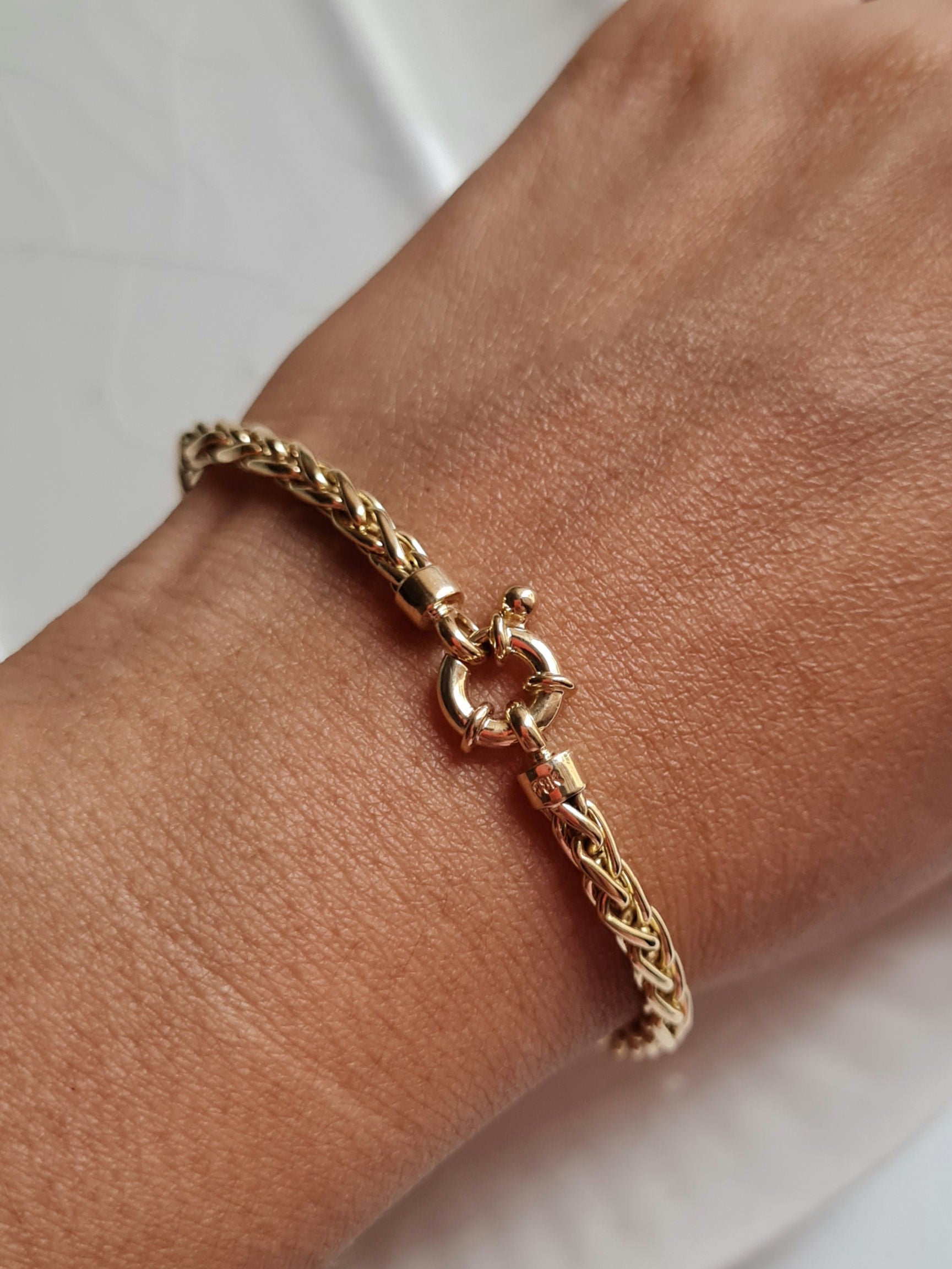 Pulsera Espiga - Oro 18k