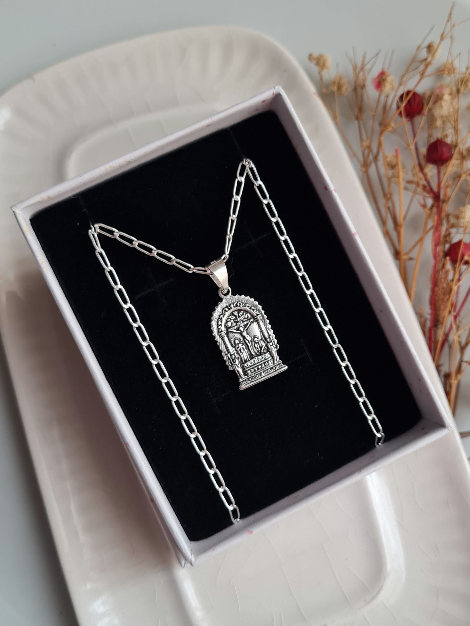 Cadena Señor de los Milagros & Virgen de la Nube - P925/950