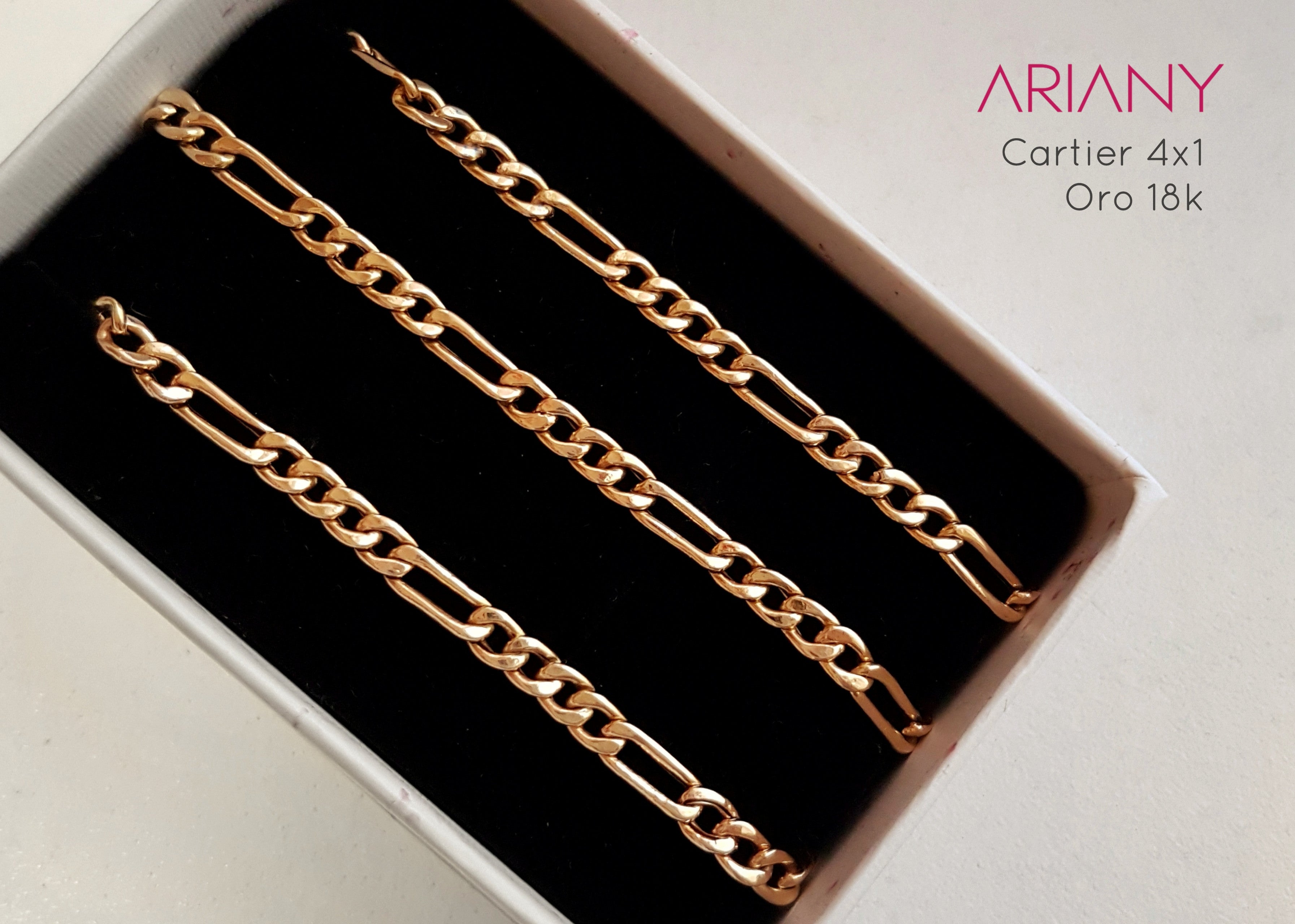 Cadena Cartier (3.5mm) - Oro 18k