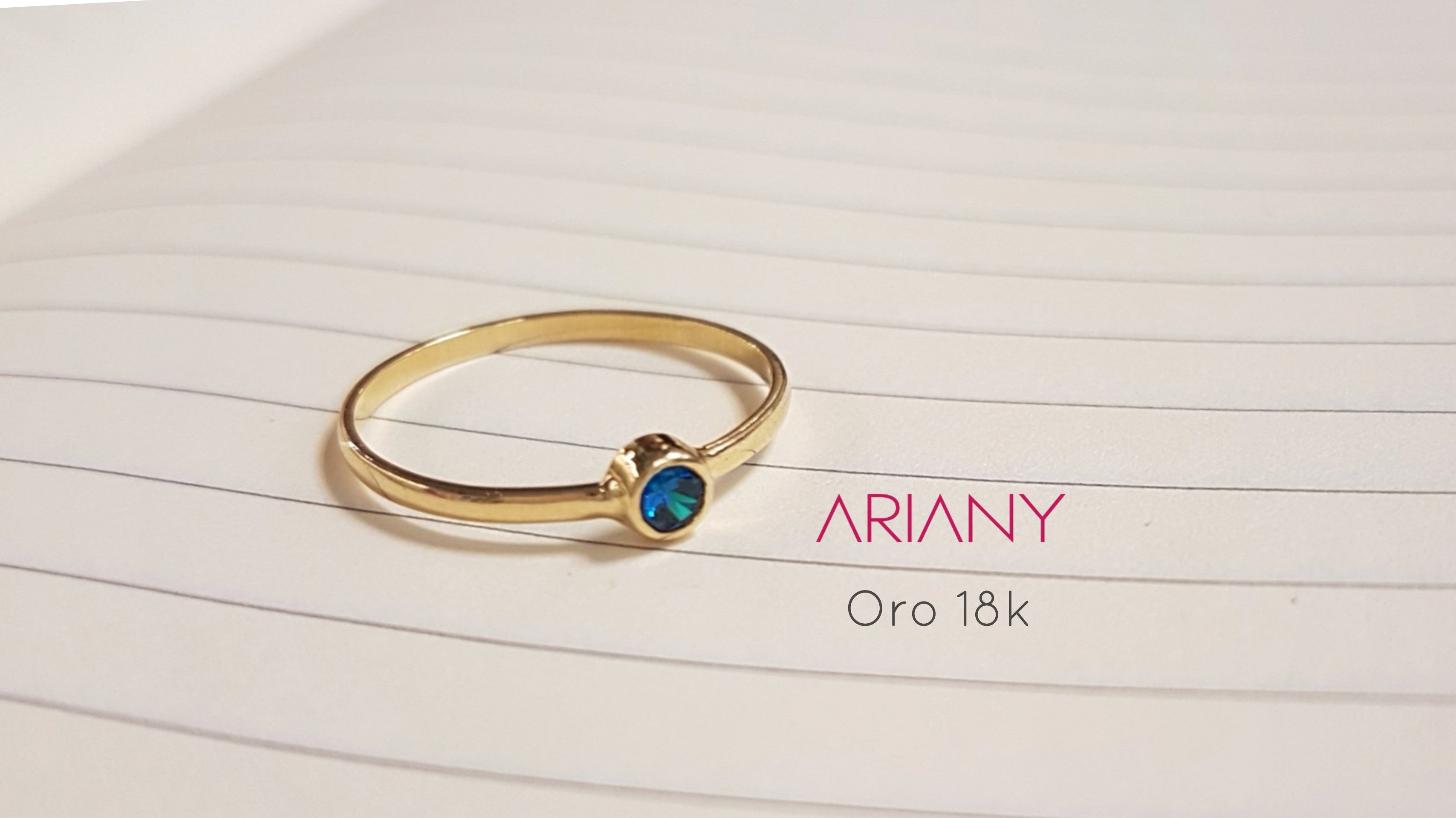 Anillo Topacio Sparkle  - Oro 18k