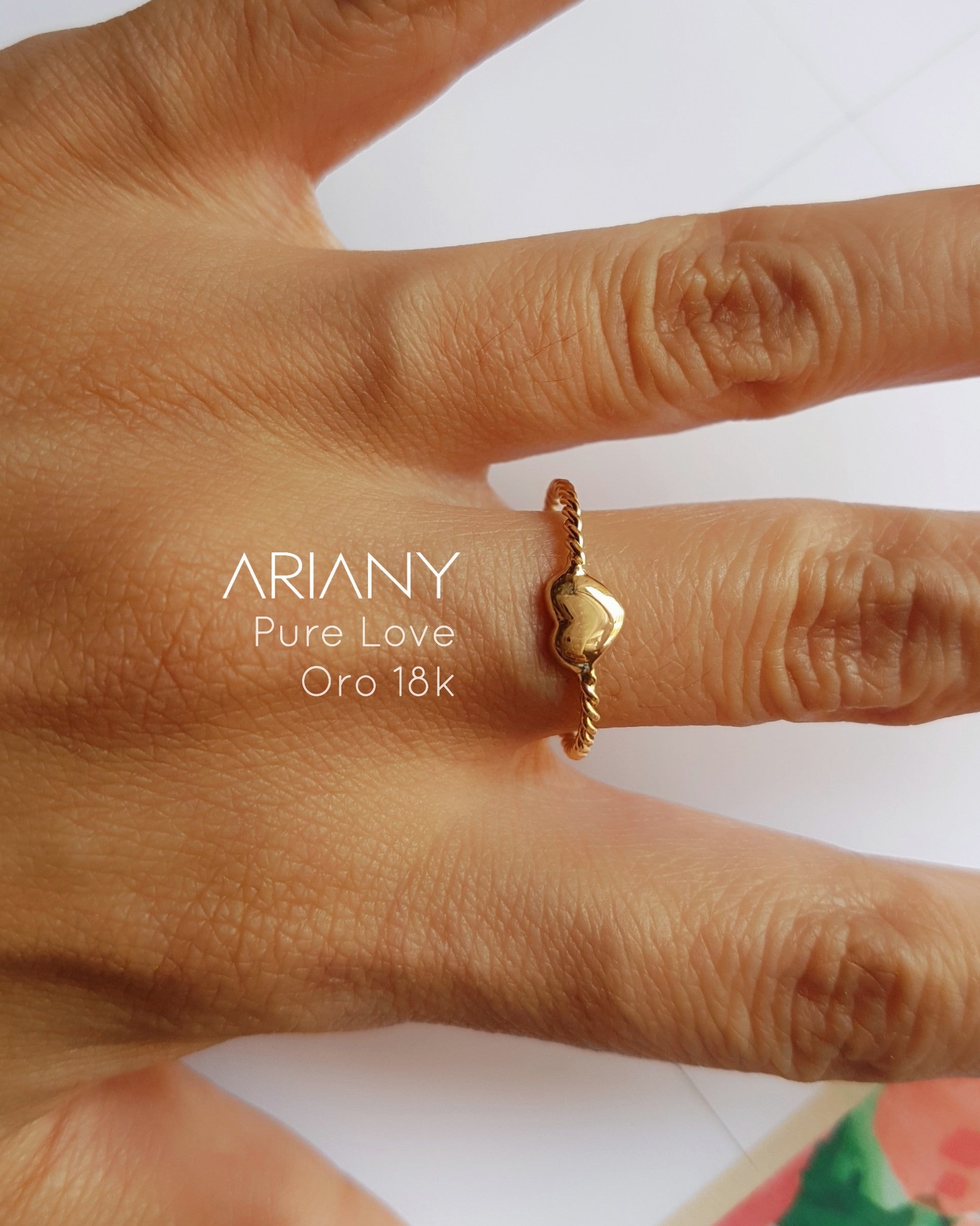 Anillo Corazon Bombacho - Oro 18k