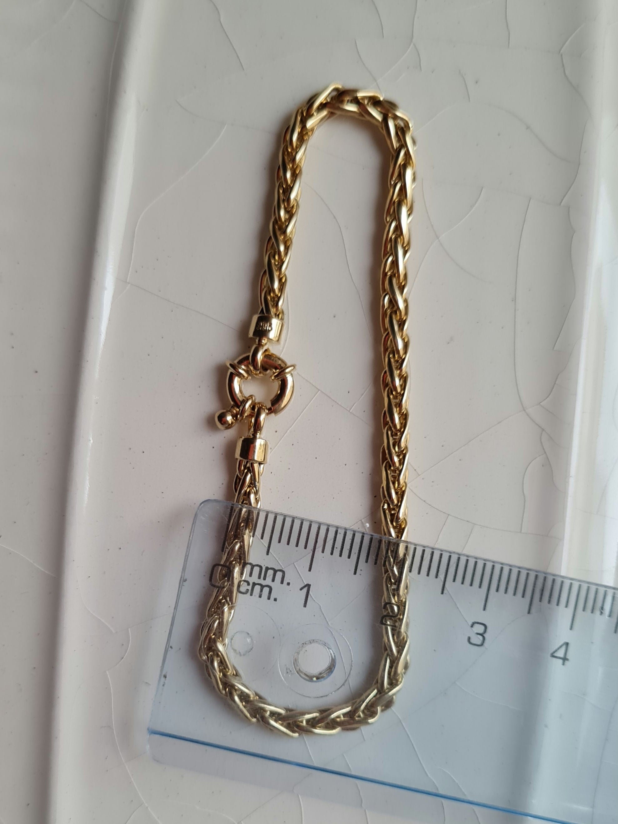Pulsera Espiga - Oro 18k