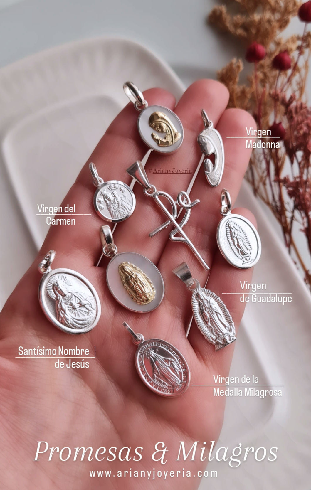 Cadena Fe - Plata 925/950