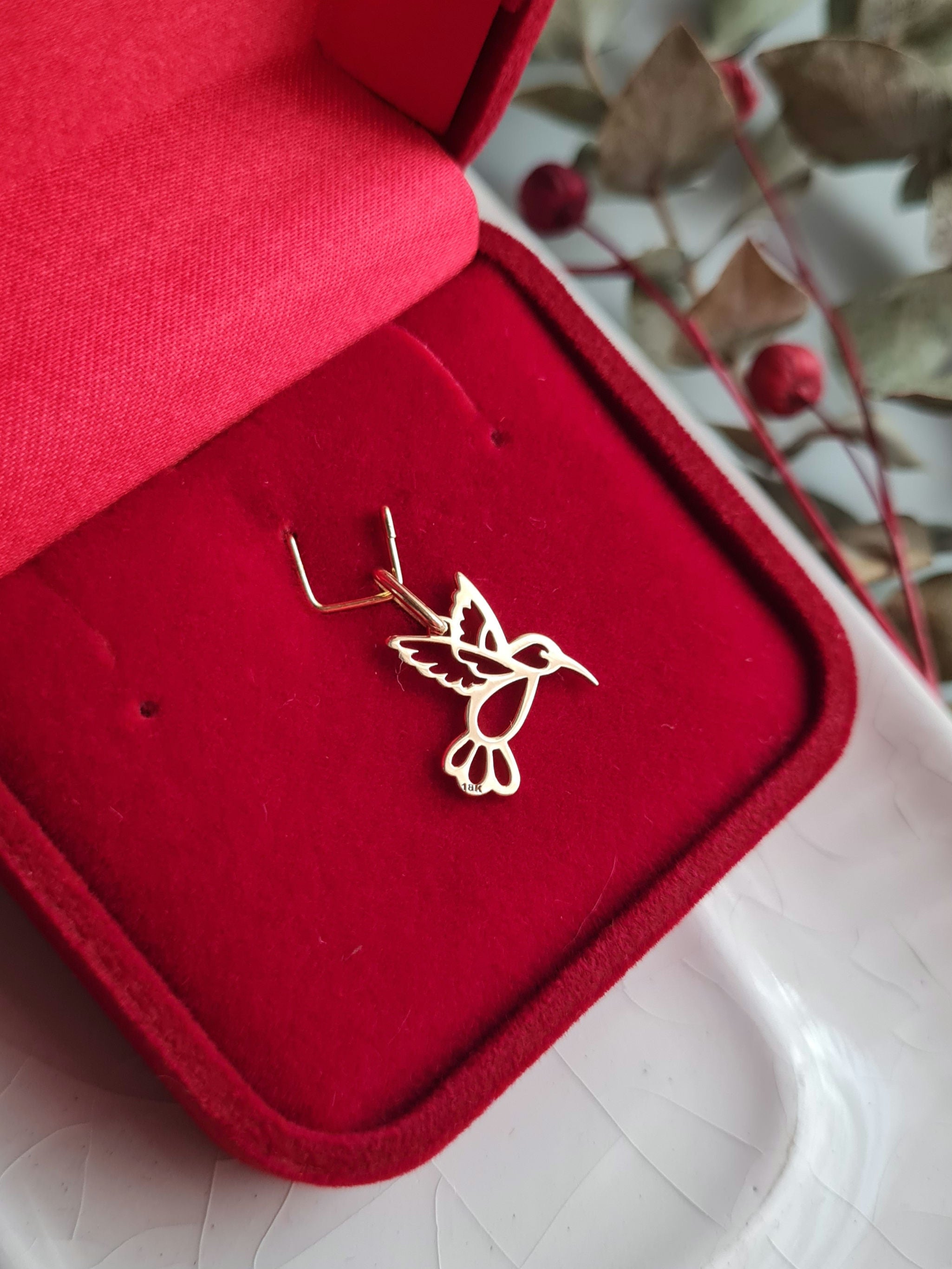 Dije Colibri - Oro 18k