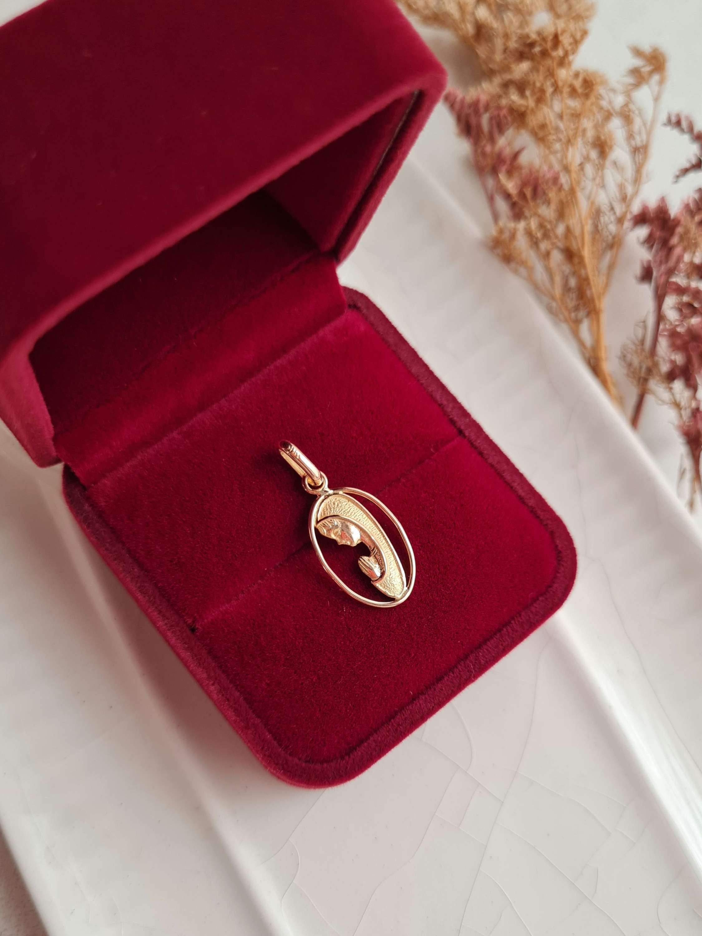 Dije Virgen Madonna - Oro 18k