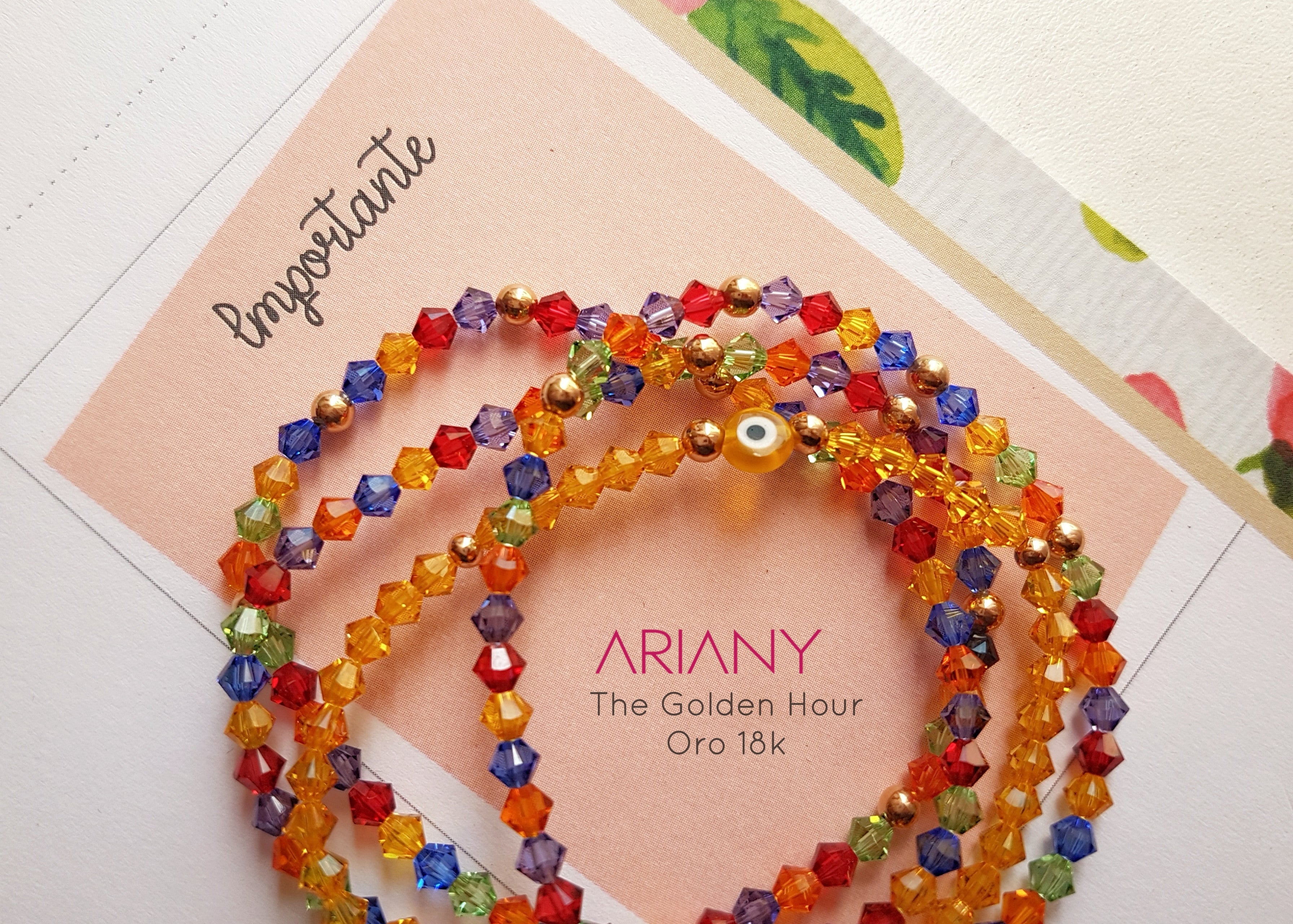 Pulsera The Golden Hour Swarovski - Oro 18k