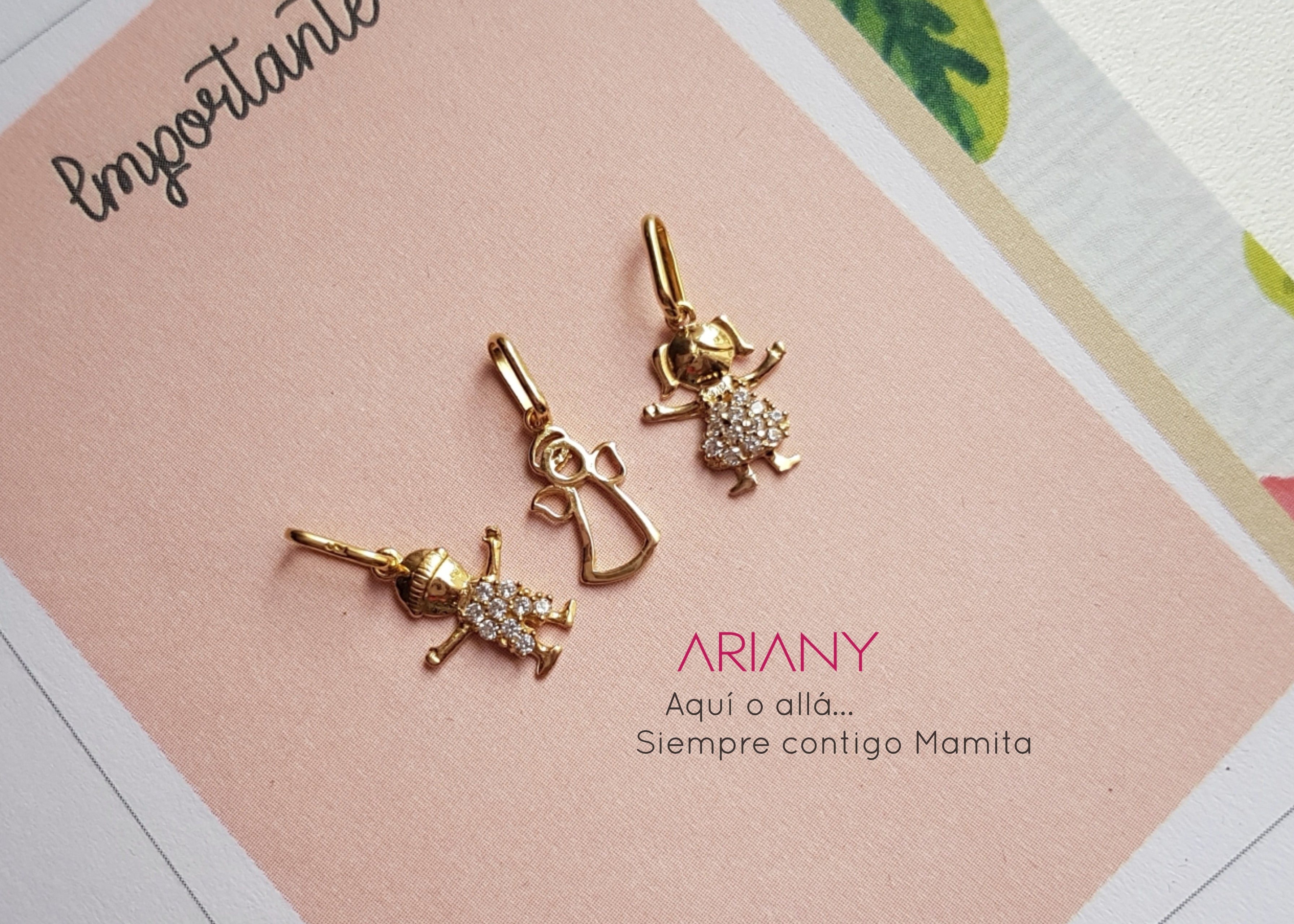 Dije Niño Sparkle Italiano - Oro 18k