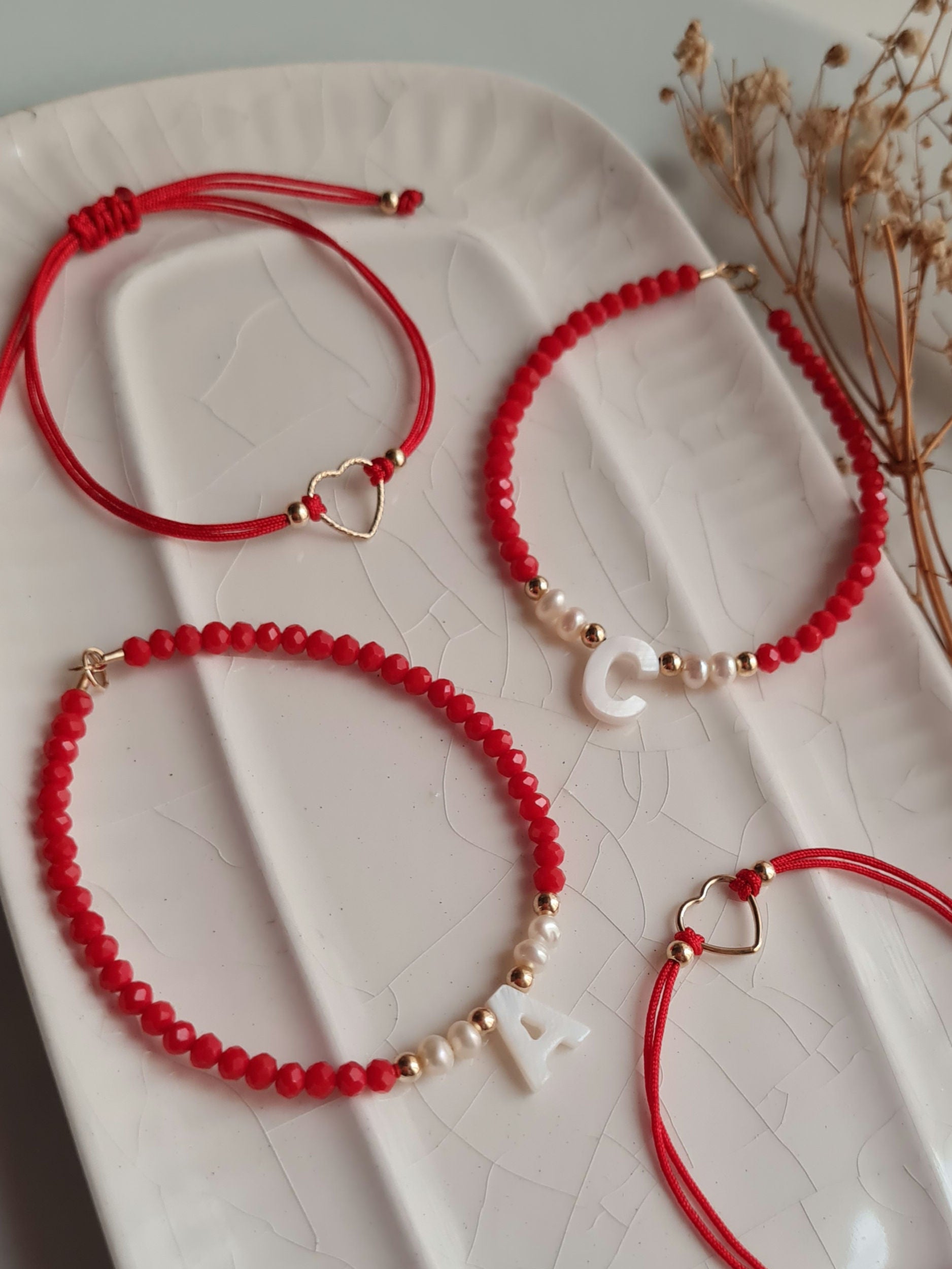 Pack x2: Pulsera Corazón - GF 14k