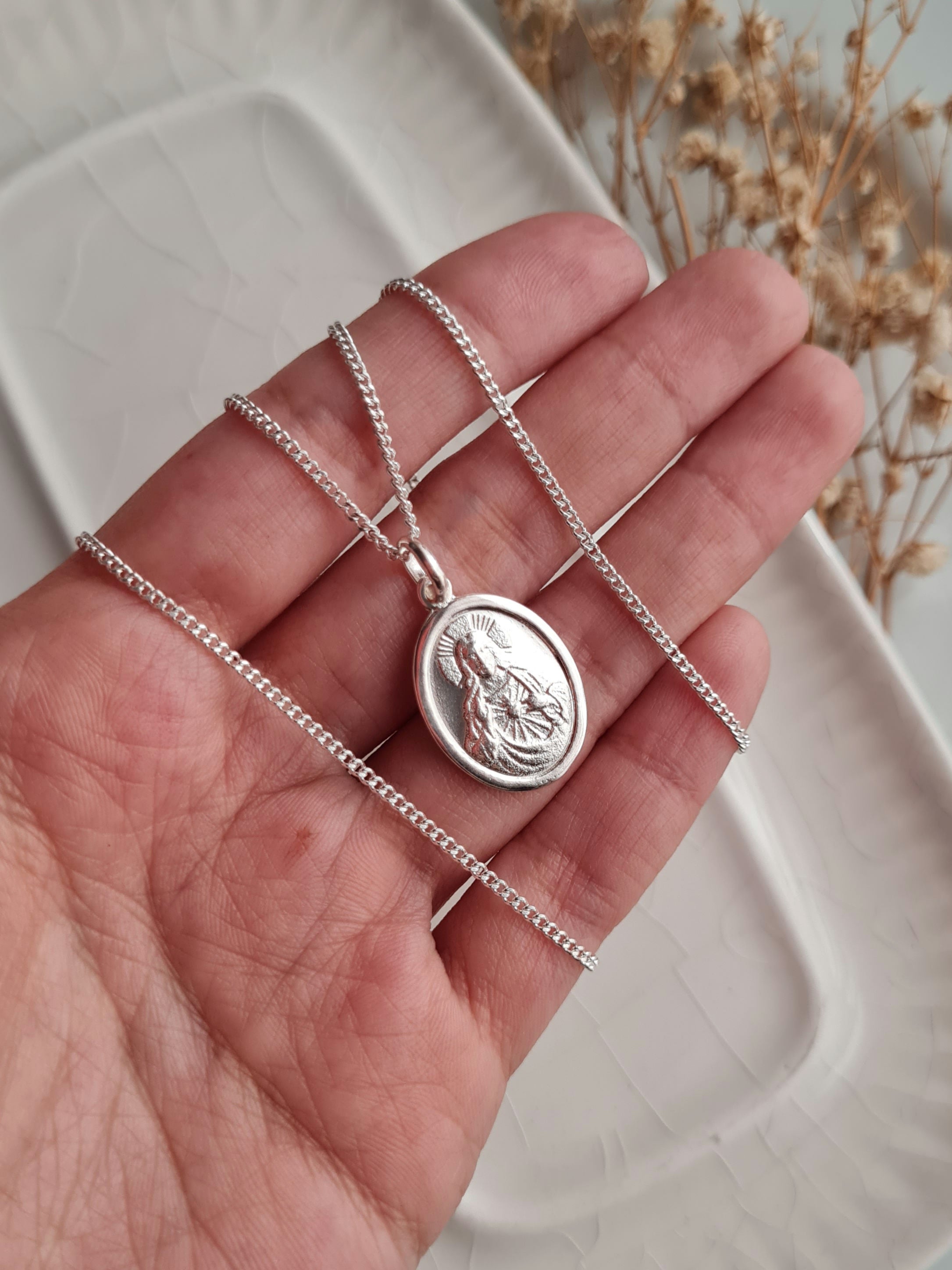 Cadena Santísimo Nombre de Jesús - Plata 925