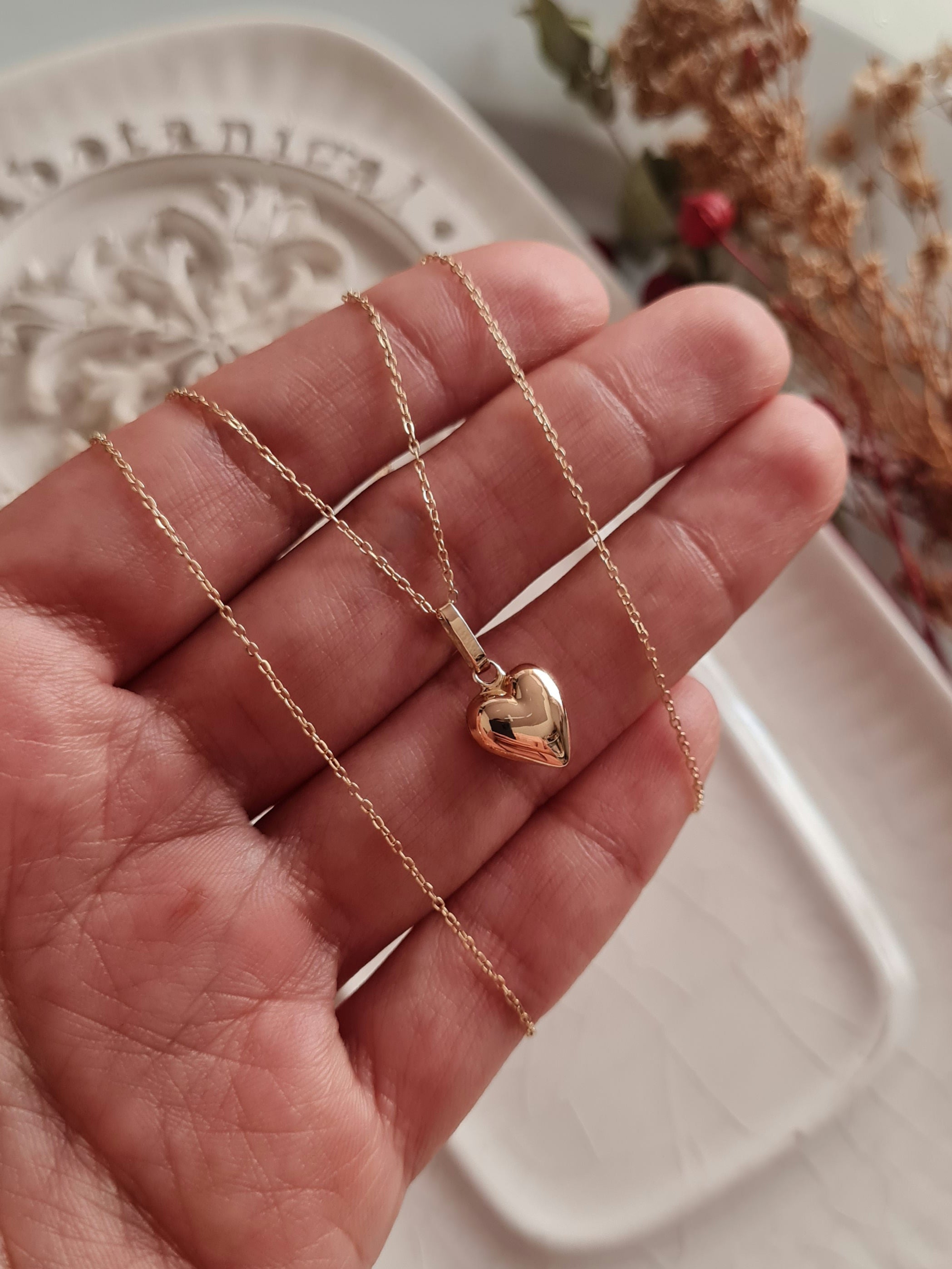 Dije Corazon Bombacho Classic - Oro 18k