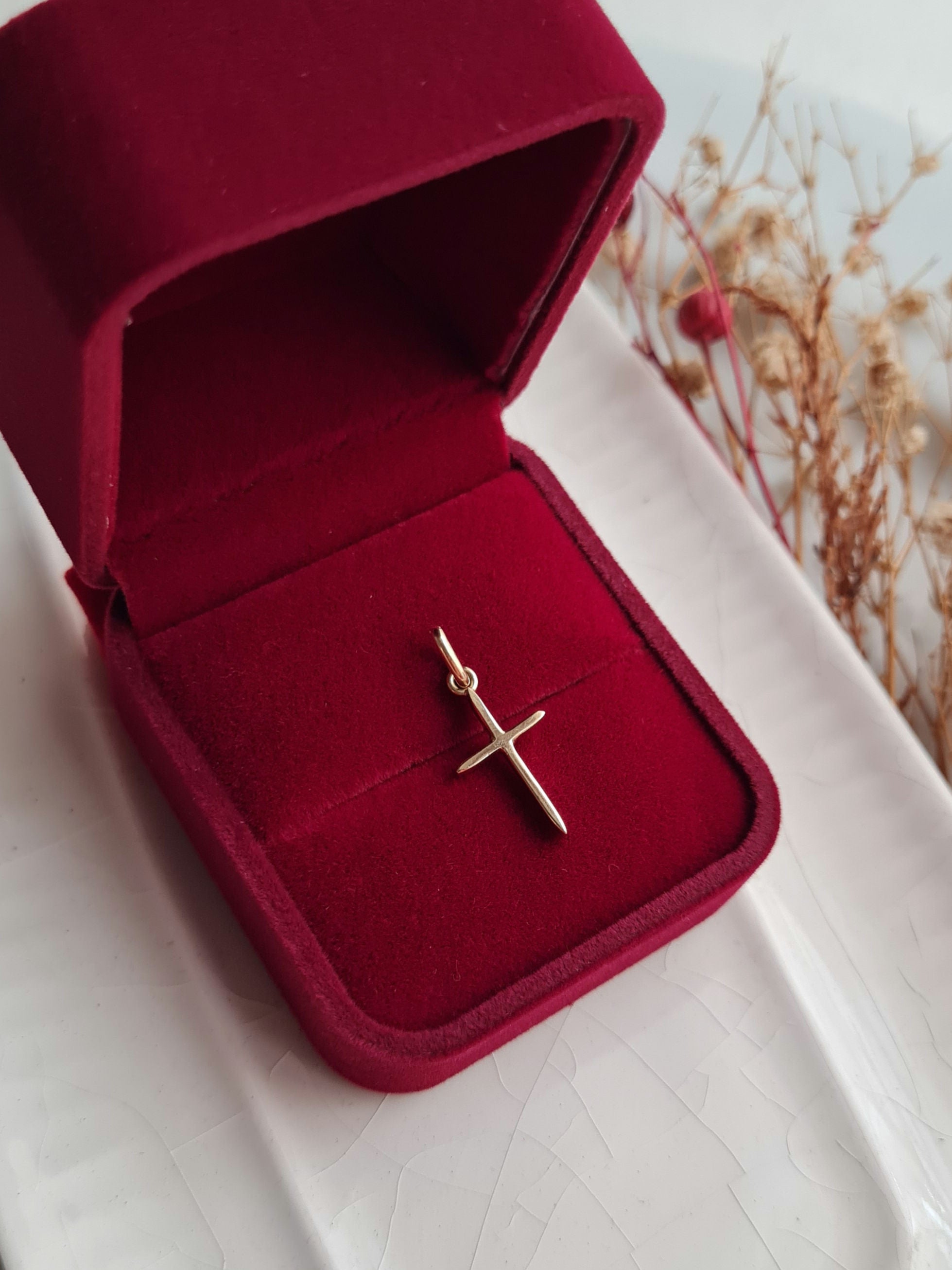 Dije Cruz Minimalista - Oro 18k