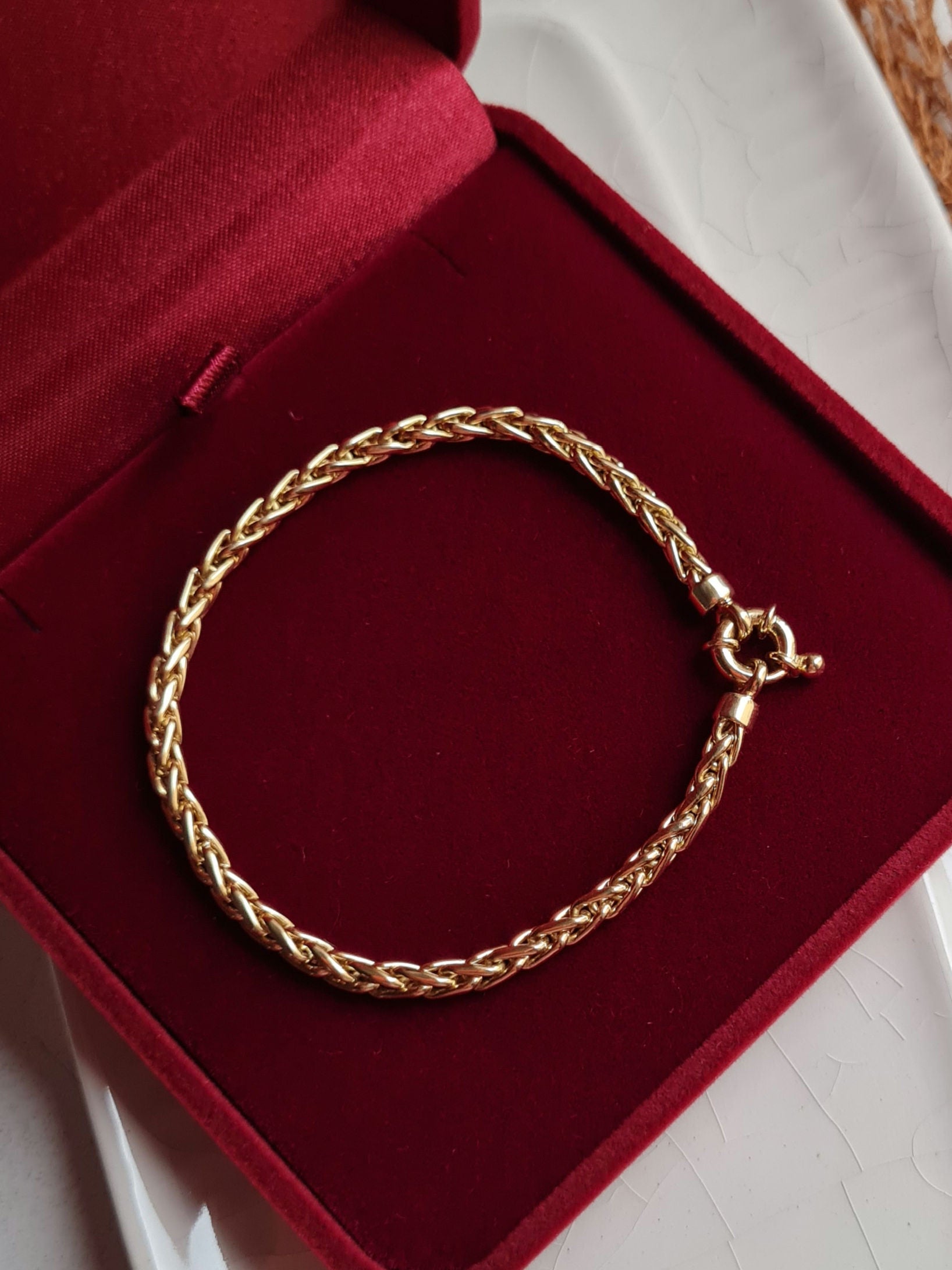 Pulsera Espiga - Oro 18k