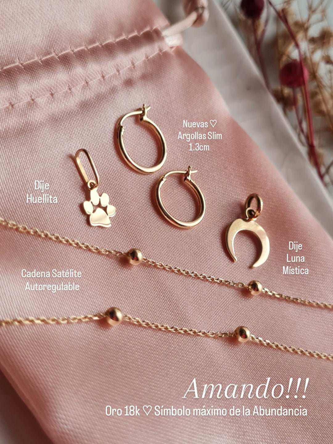 Dije Luna - Oro 18k