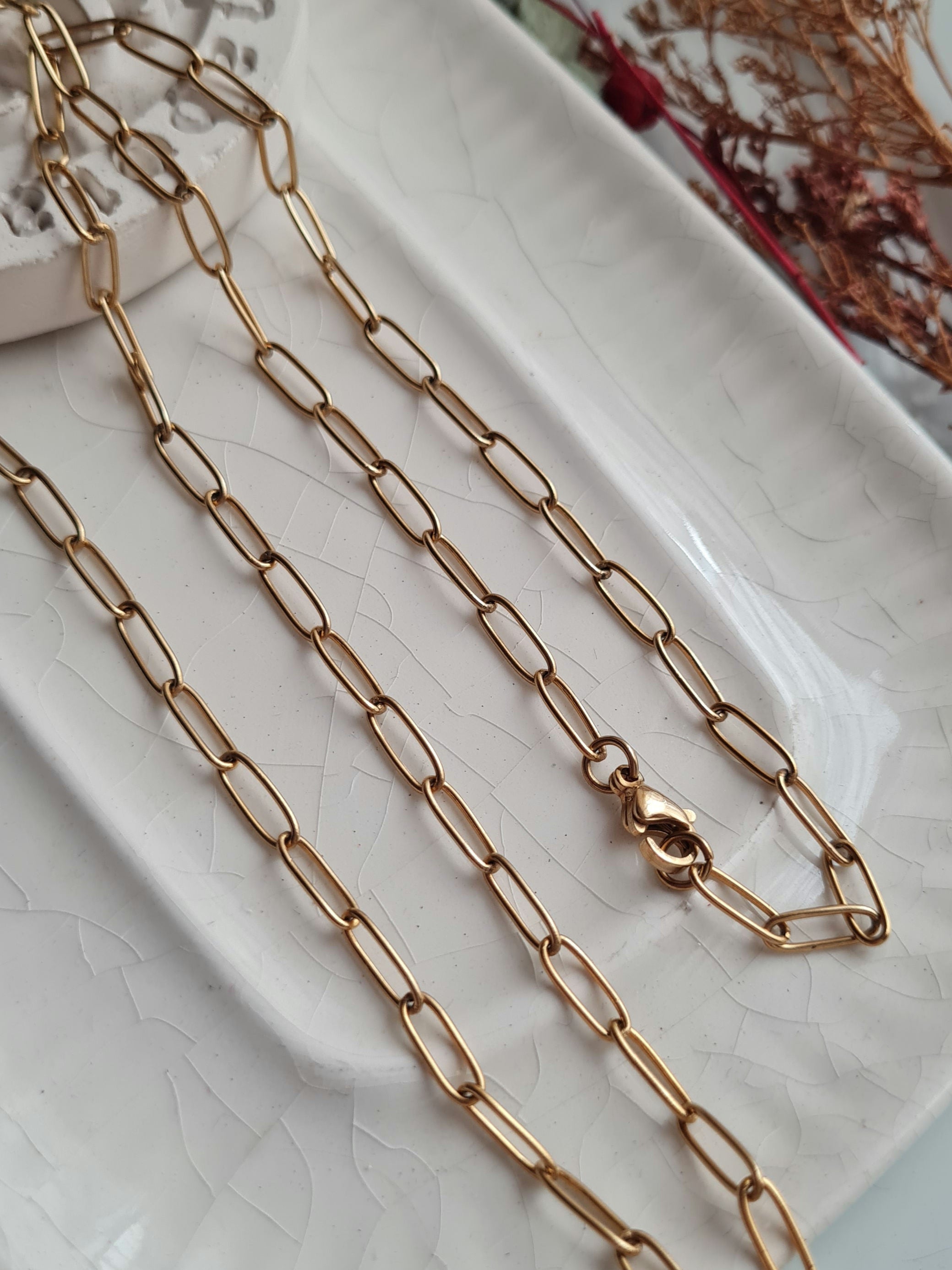 Cadena Clip Maxi - Golden