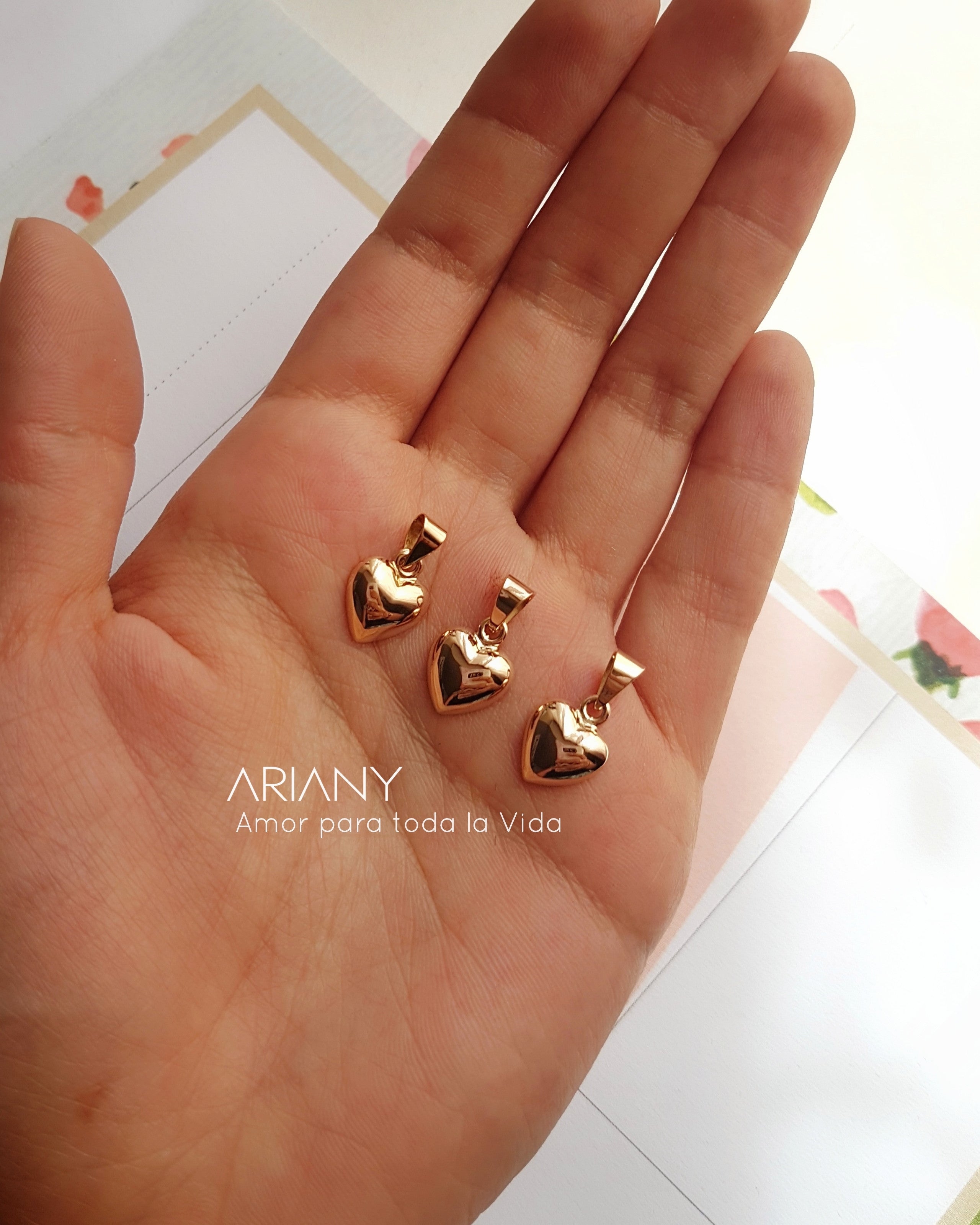 Dije Corazon Clasico - Oro 18k