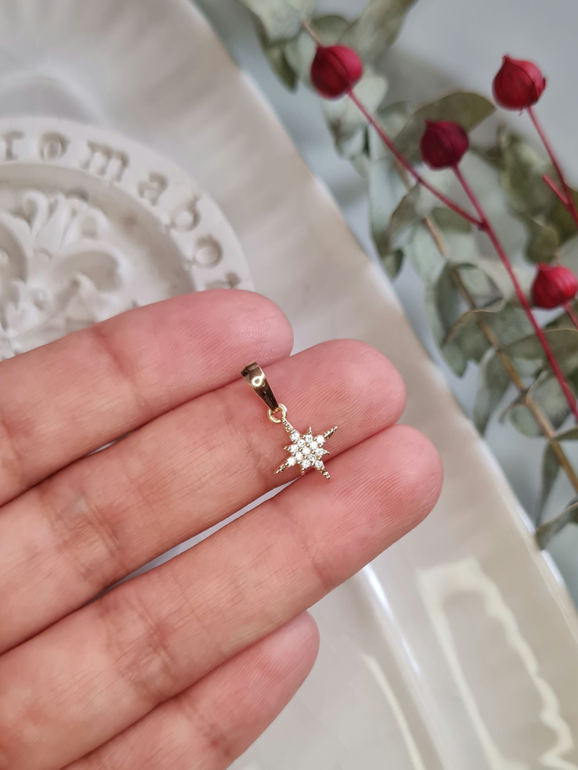 Estrella del Norte Sparkle - Oro 18k