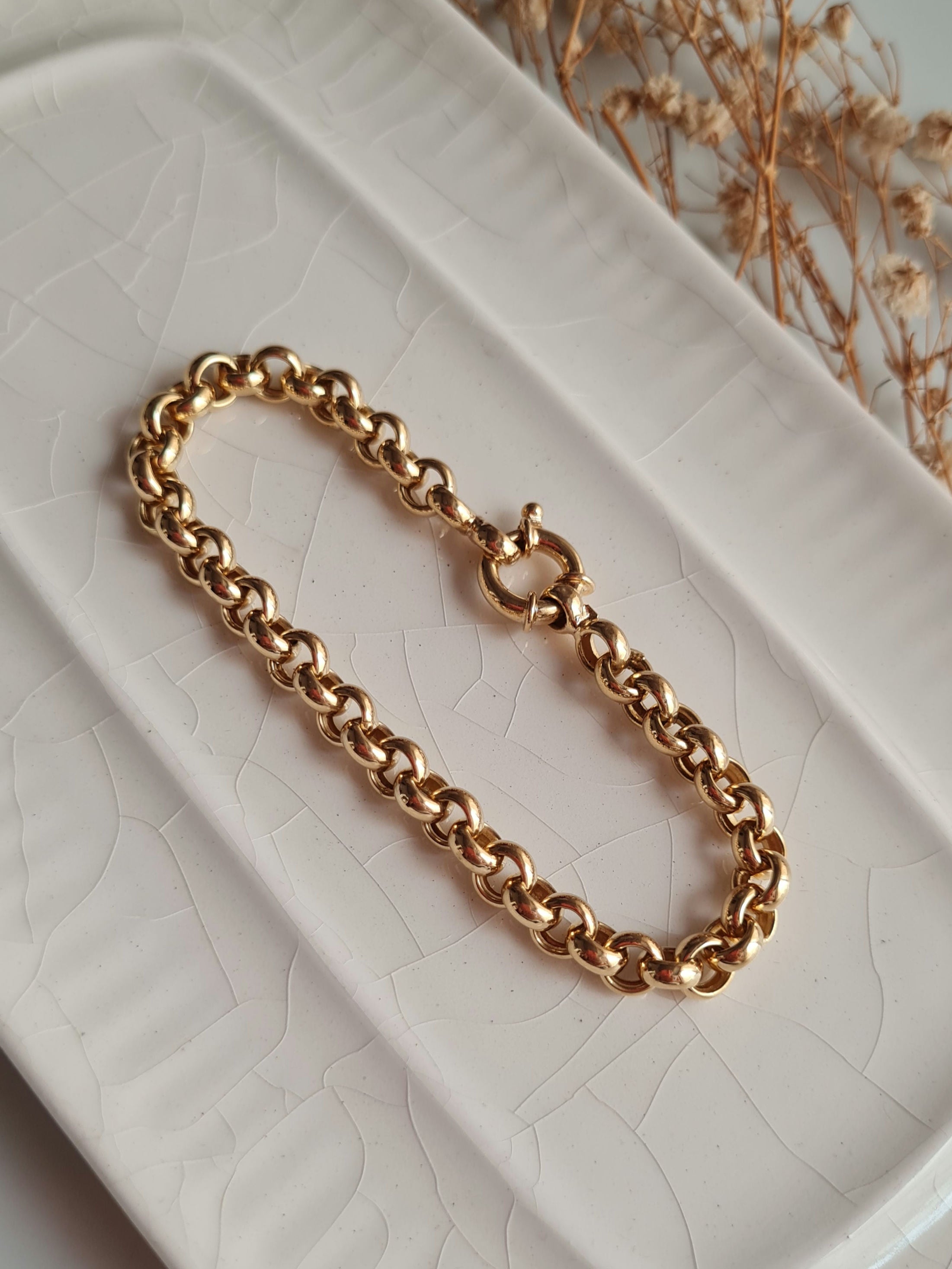 Pulsera Rolo Classic - Oro 18k