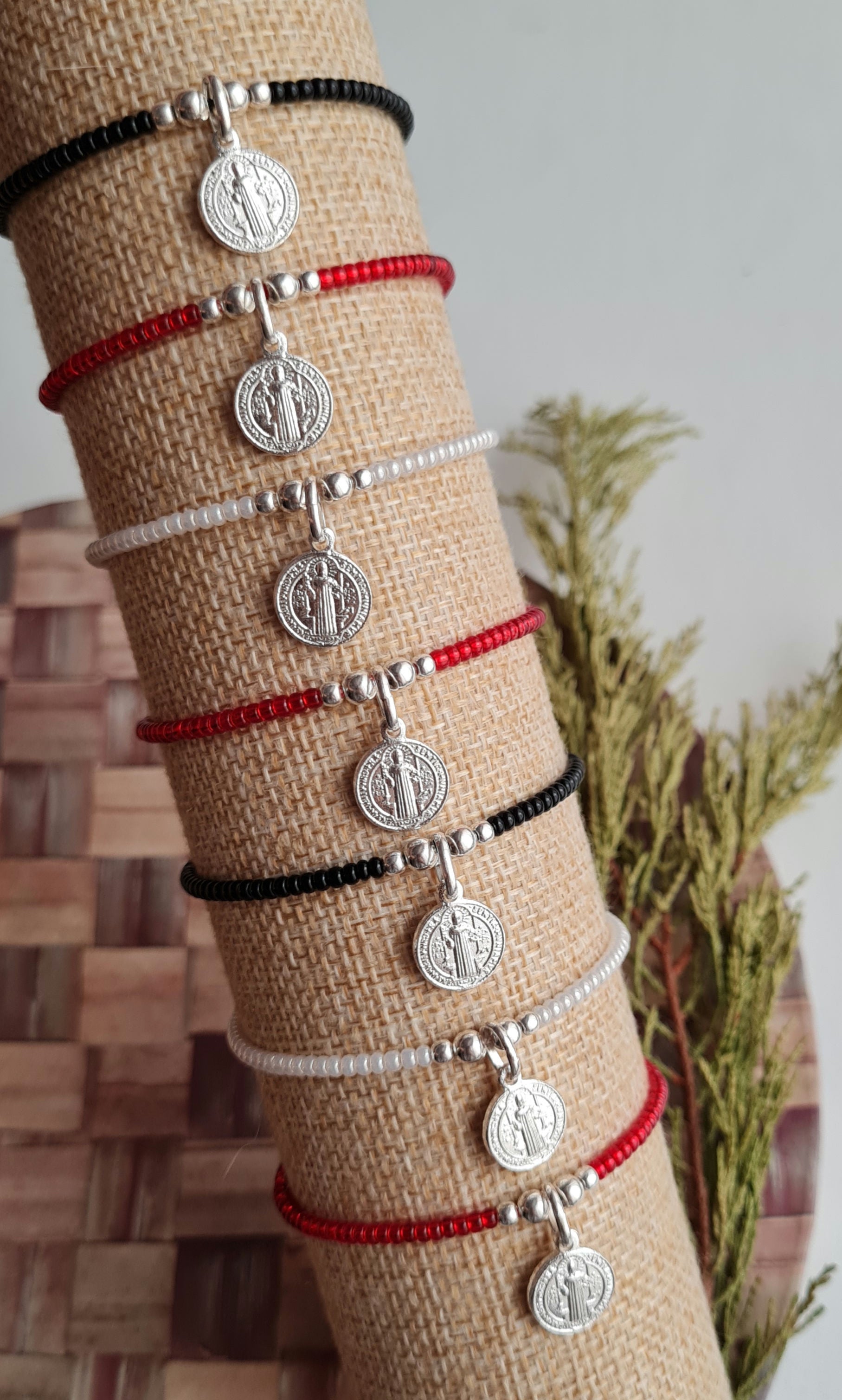 Pack x2 Pulseras San Benito (Clasica + Tejido Doble) - P950