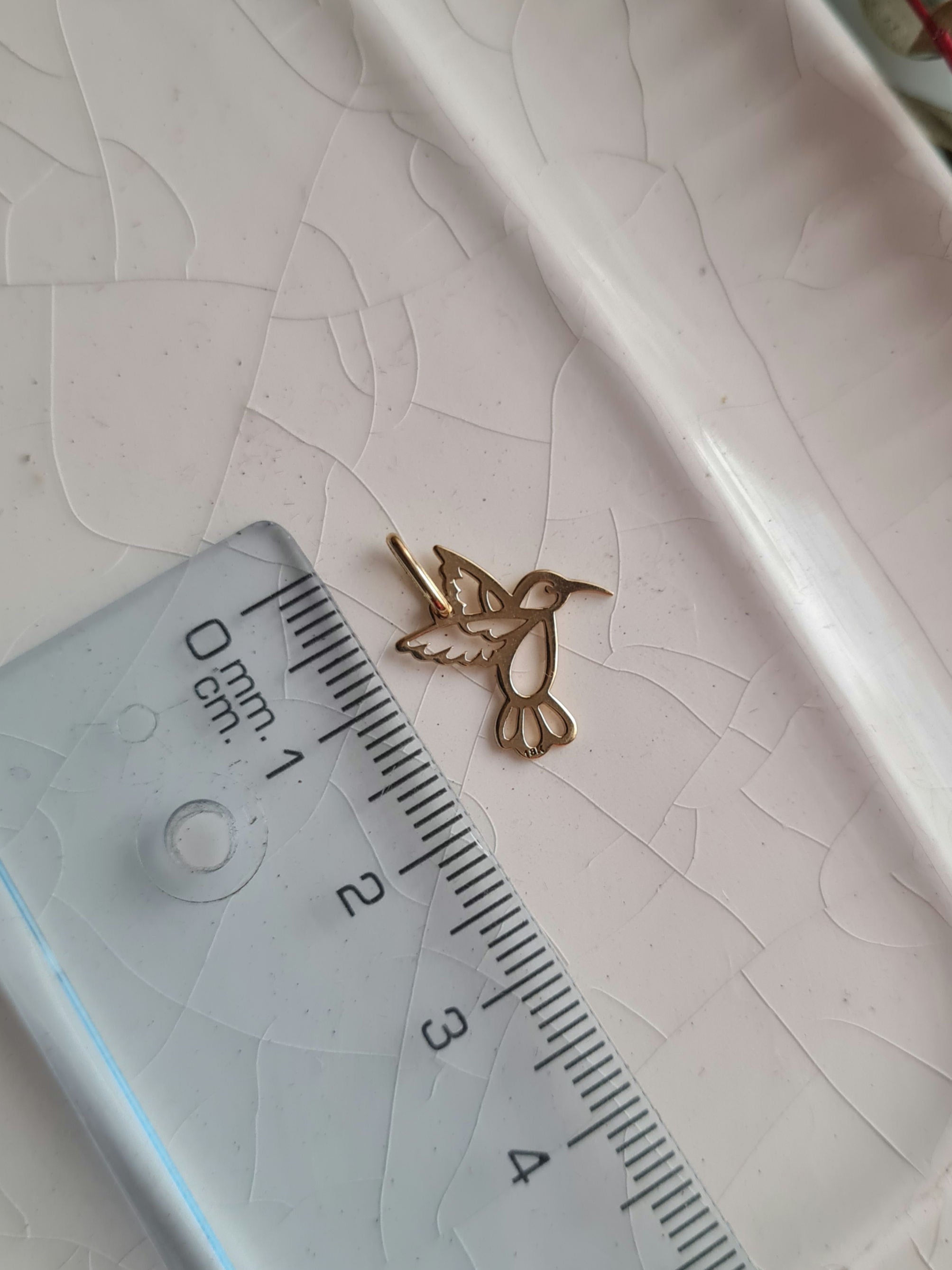 Dije Colibri - Oro 18k