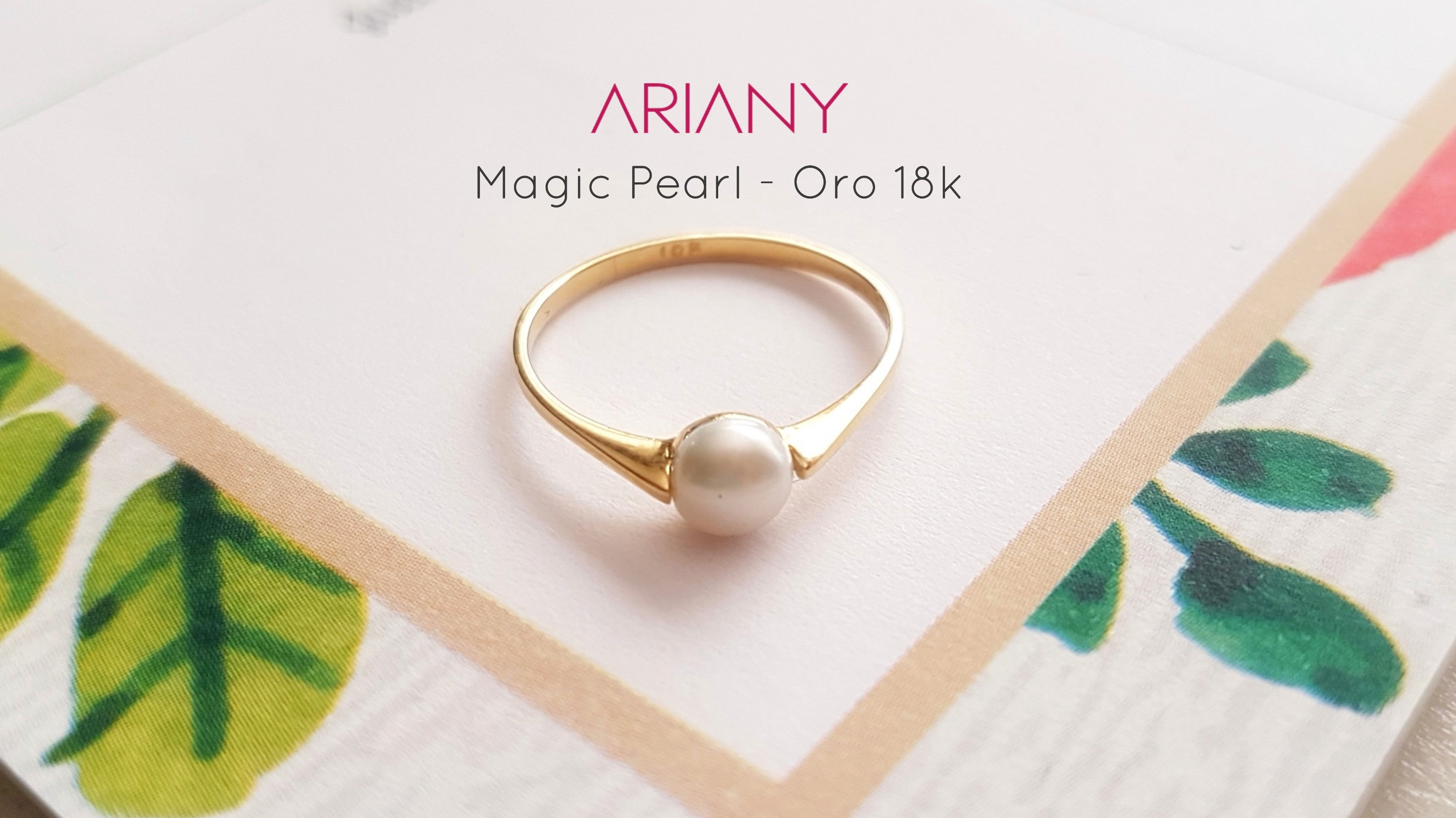 Anillo Perla Clasico - Oro 18k