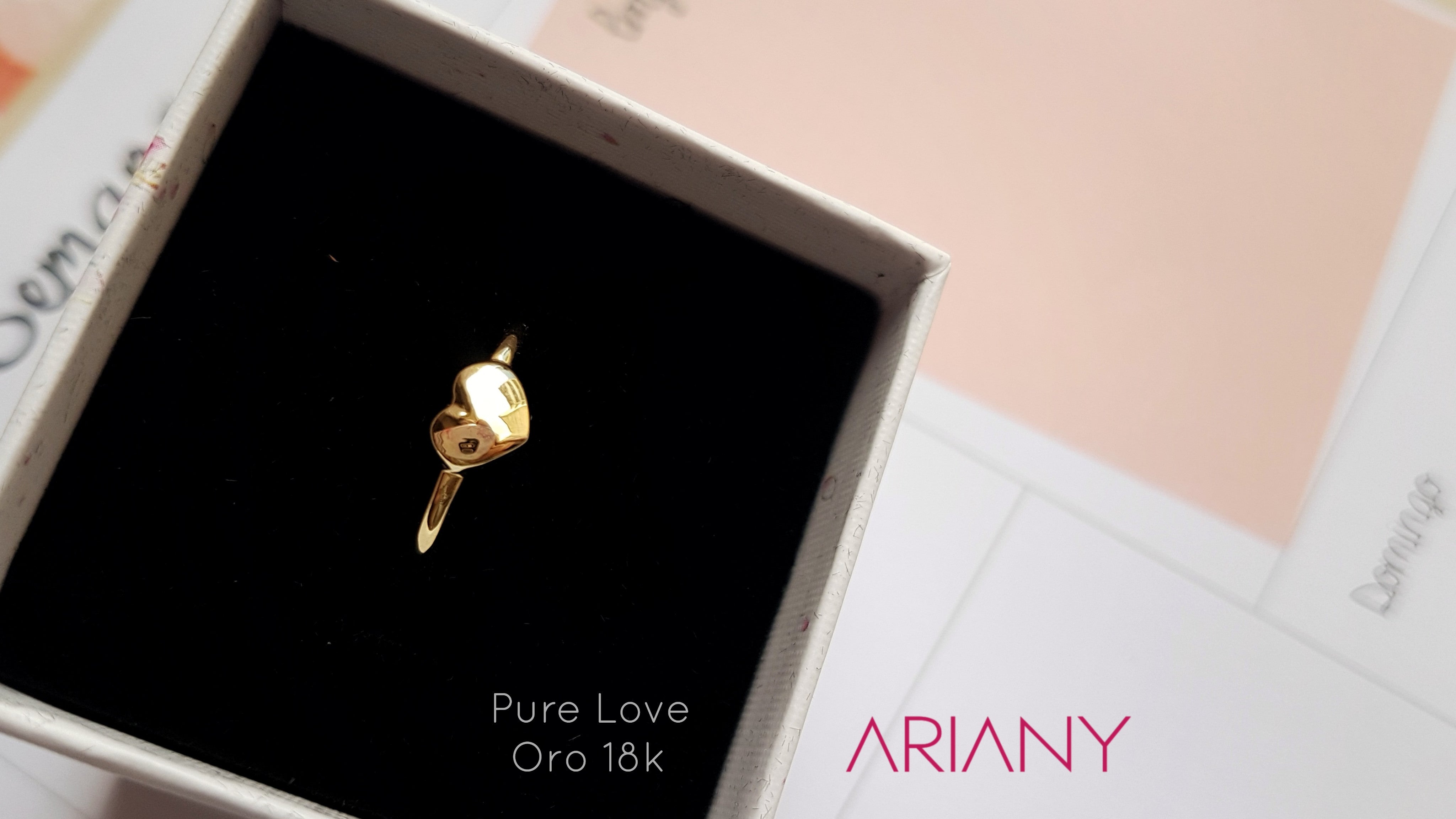 Anillo Corazon Bombacho - Oro 18k