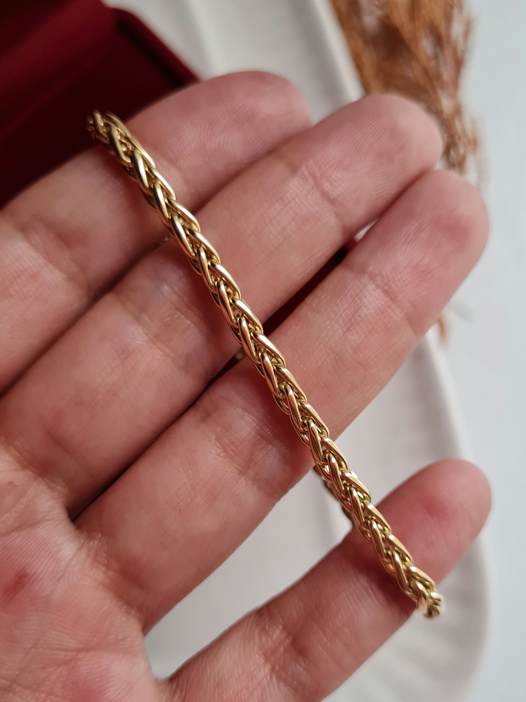 Pulsera Espiga - Oro 18k