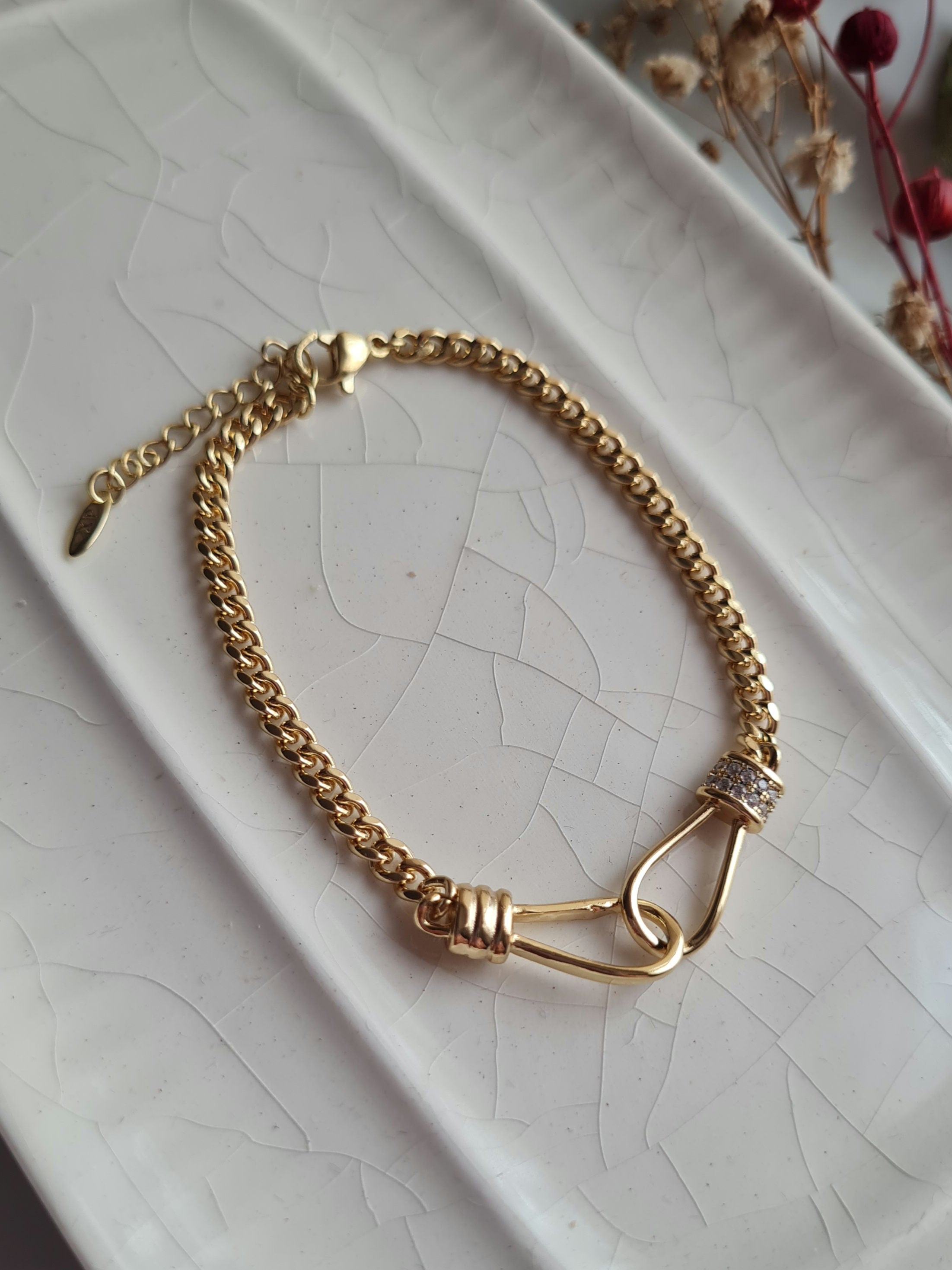 Pulsera Lomo Entrelazado - Golden