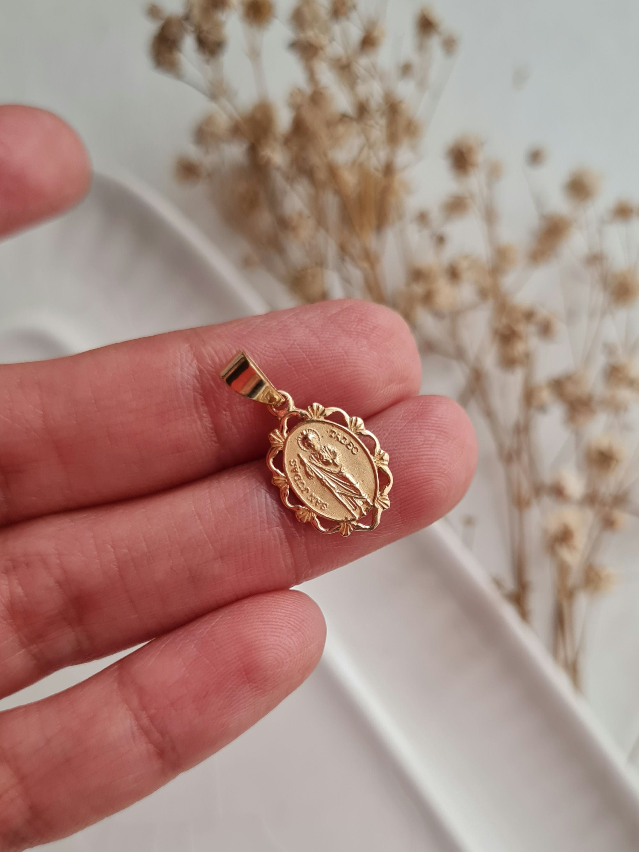 Dije San Judas Tadeo - Oro 18k