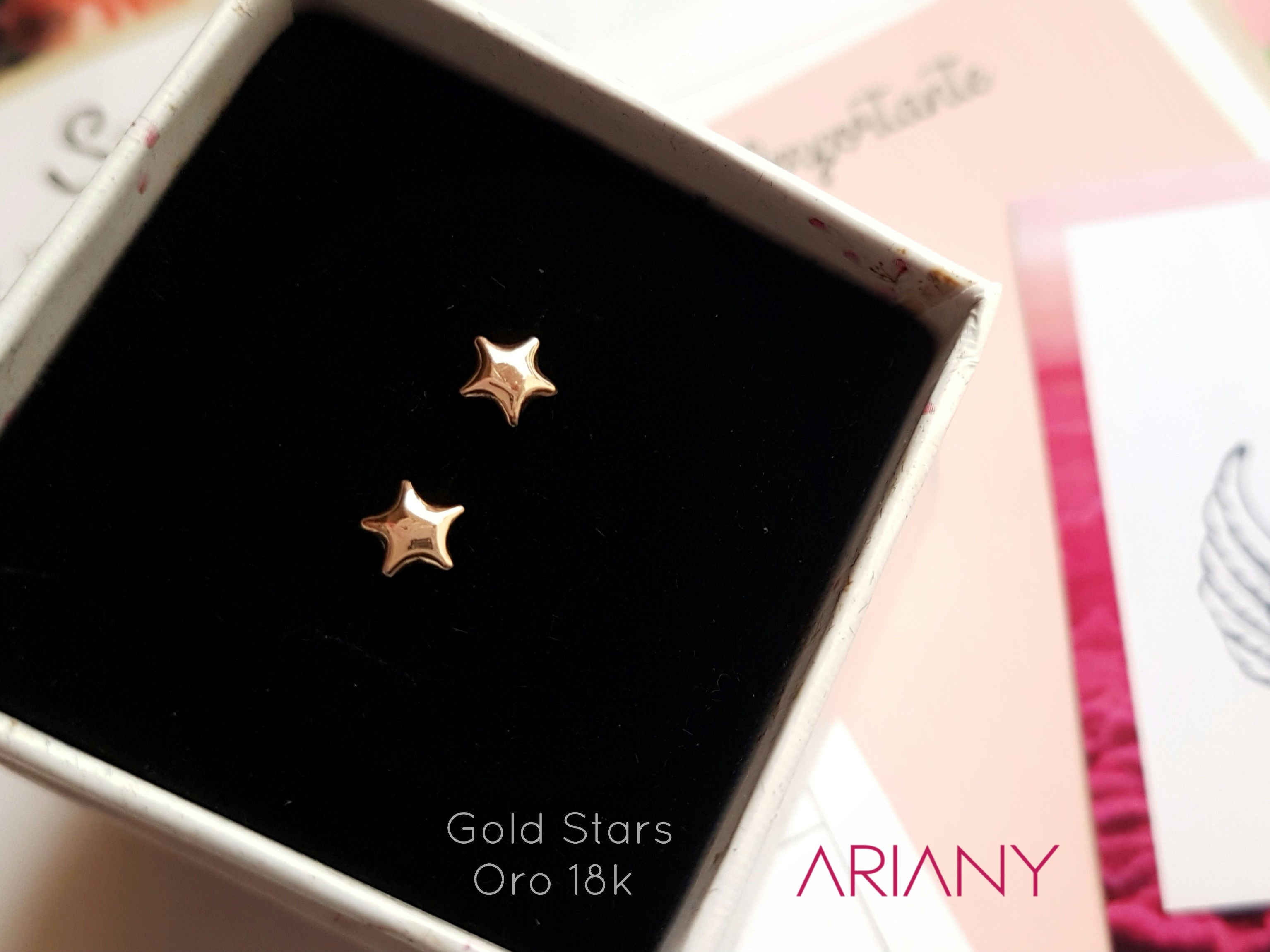 Aretes Estrella de los Deseos - Oro 18K