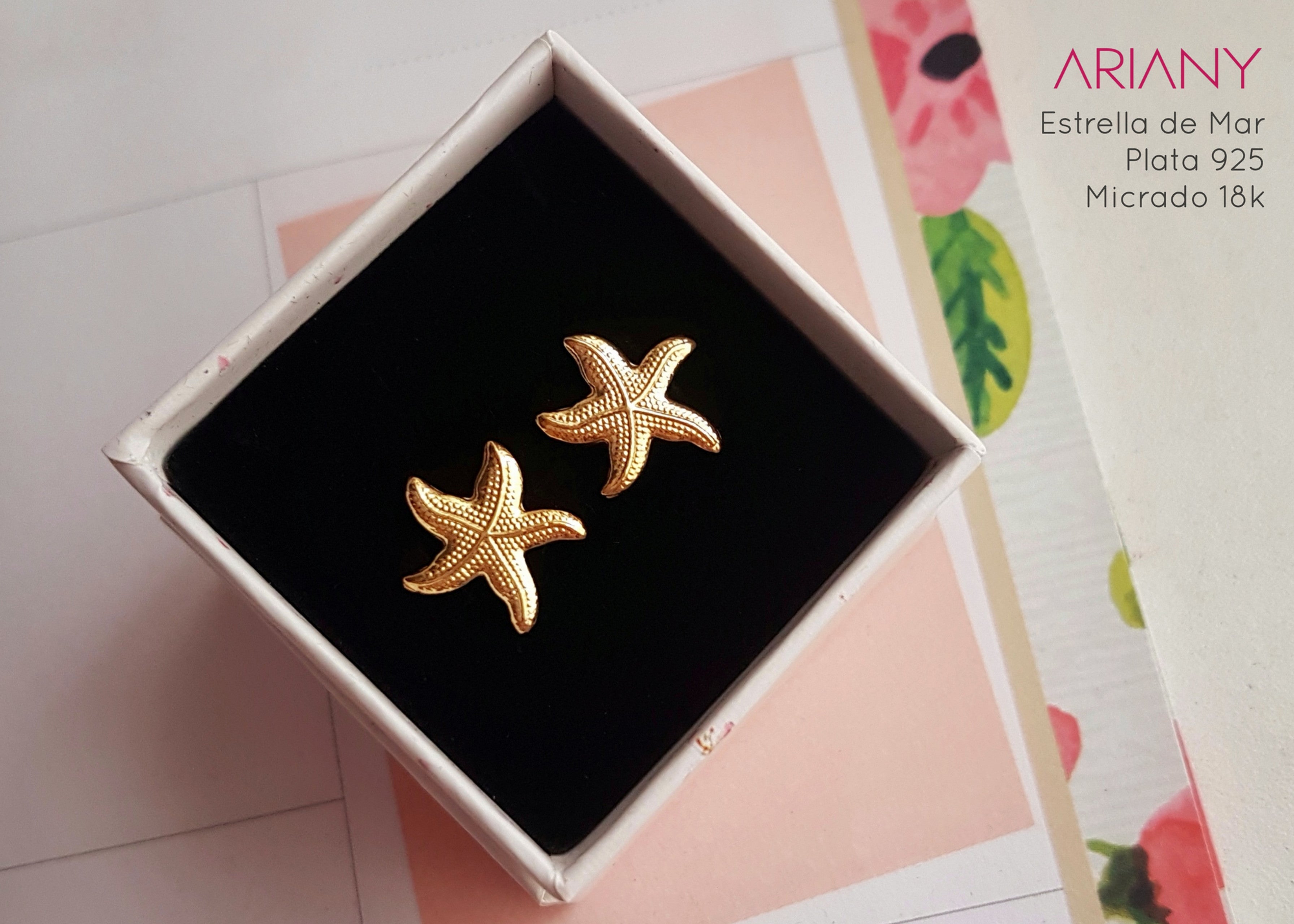 Arete Estrella de Mar - P925 Gold