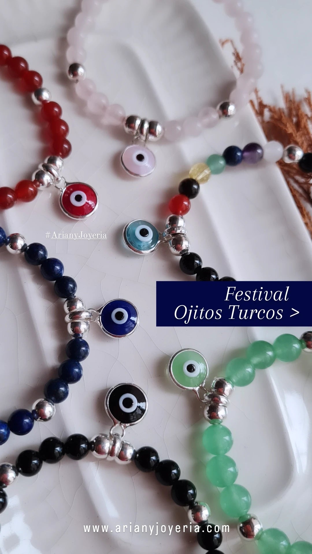 Pulsera Ojo Turco Energy - Plata 950