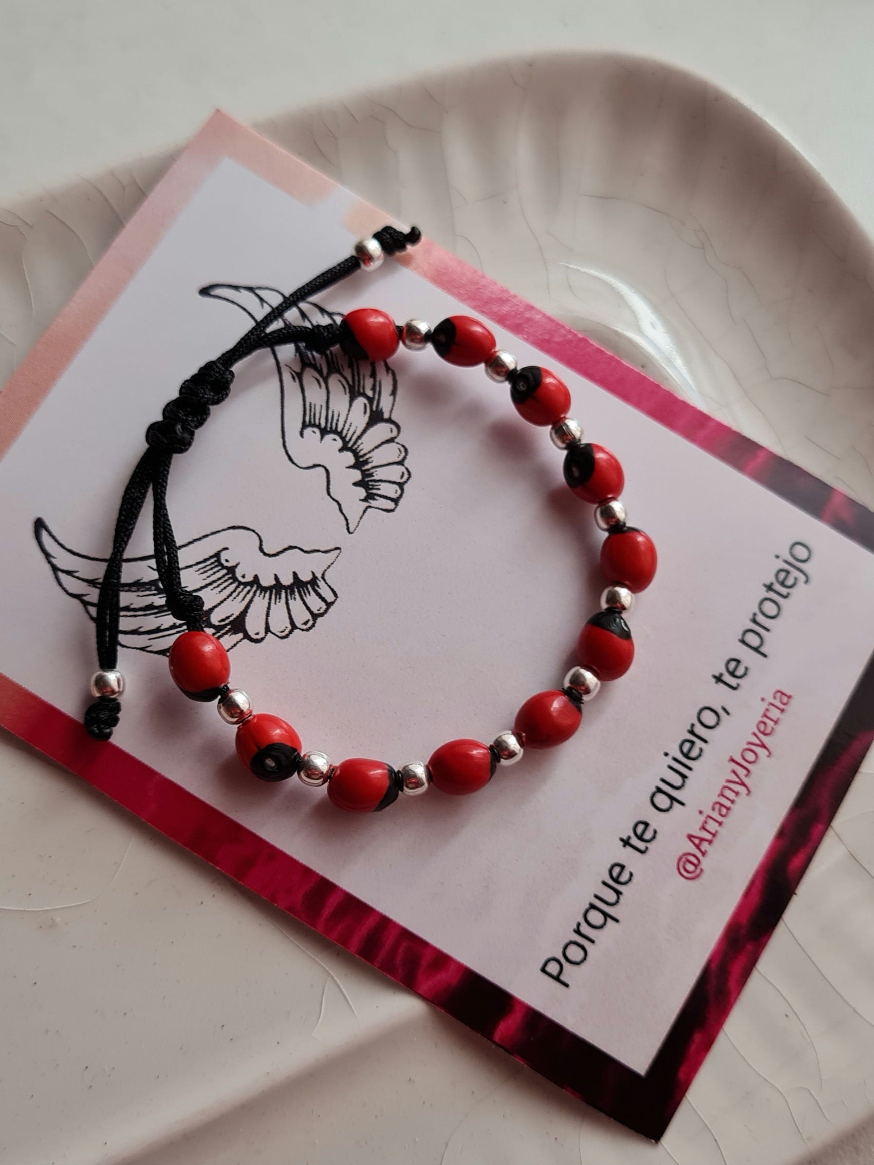 Pulsera Huayruro Classic - Plata 925