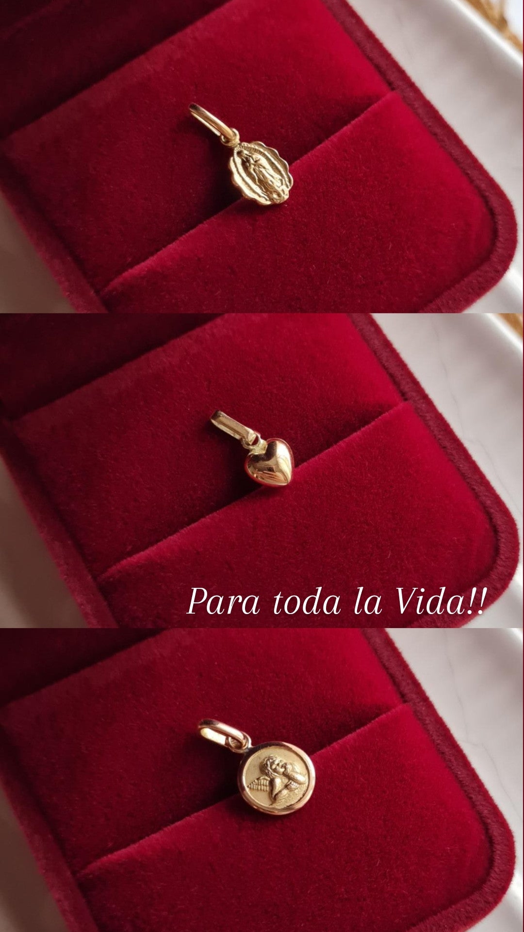 Dije Corazon Bombacho Charm - Oro 18k