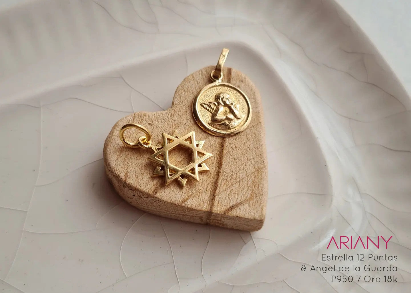 Dije Estrella 12 Puntas - P950 Micrada 18k