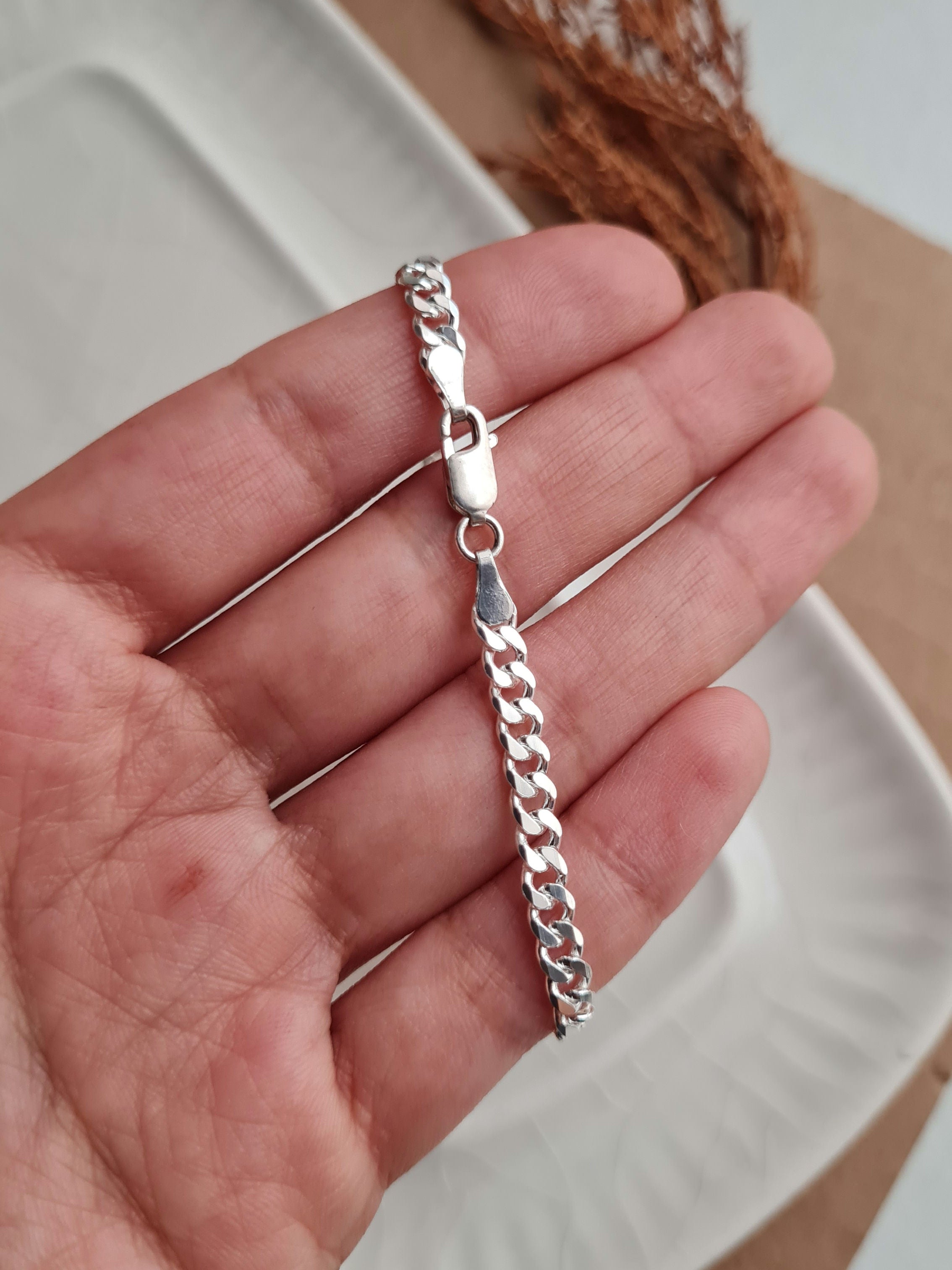 Pulsera Esclava Rectangular - Plata 925