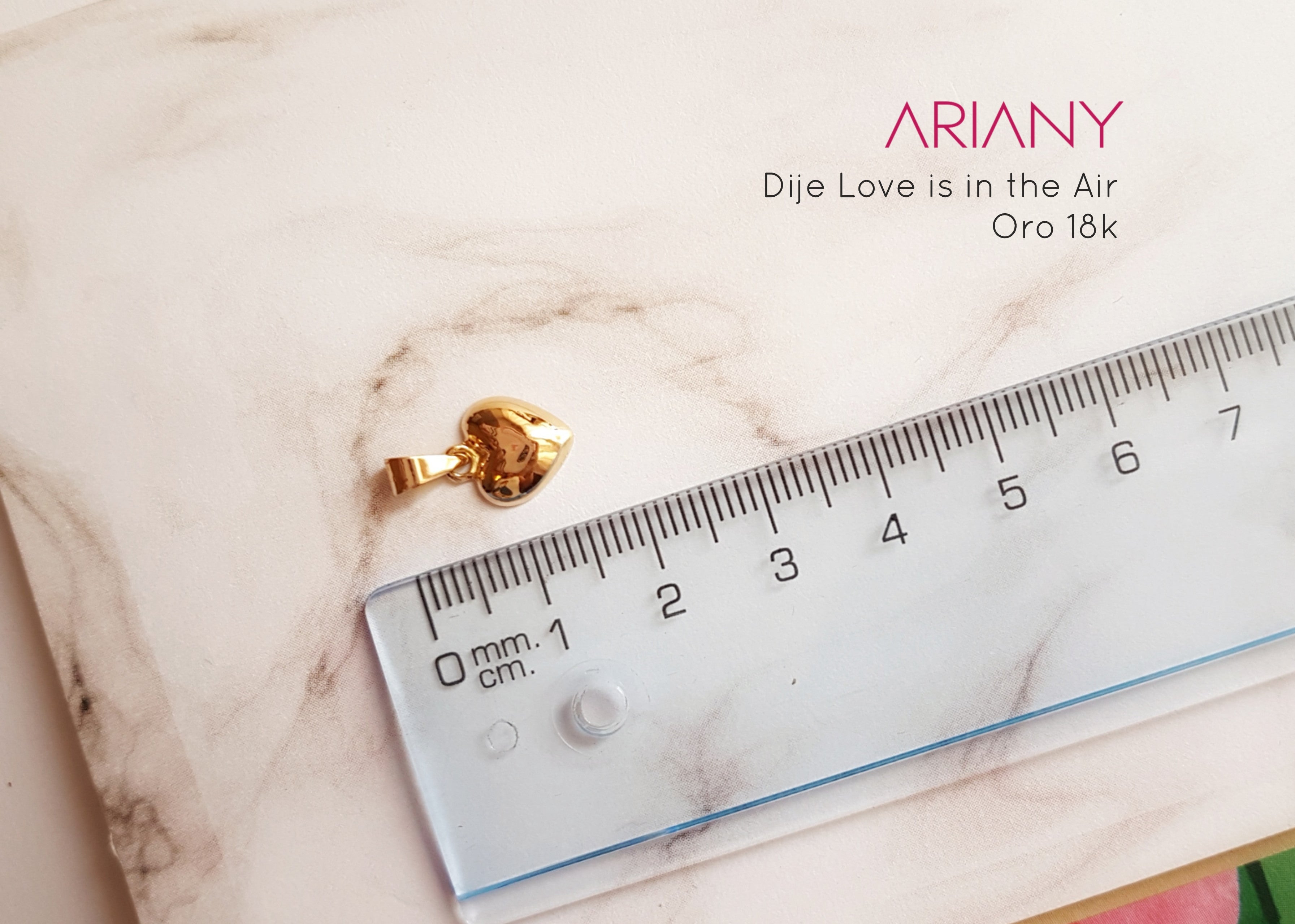 Dije Corazon Clasico - Oro 18k