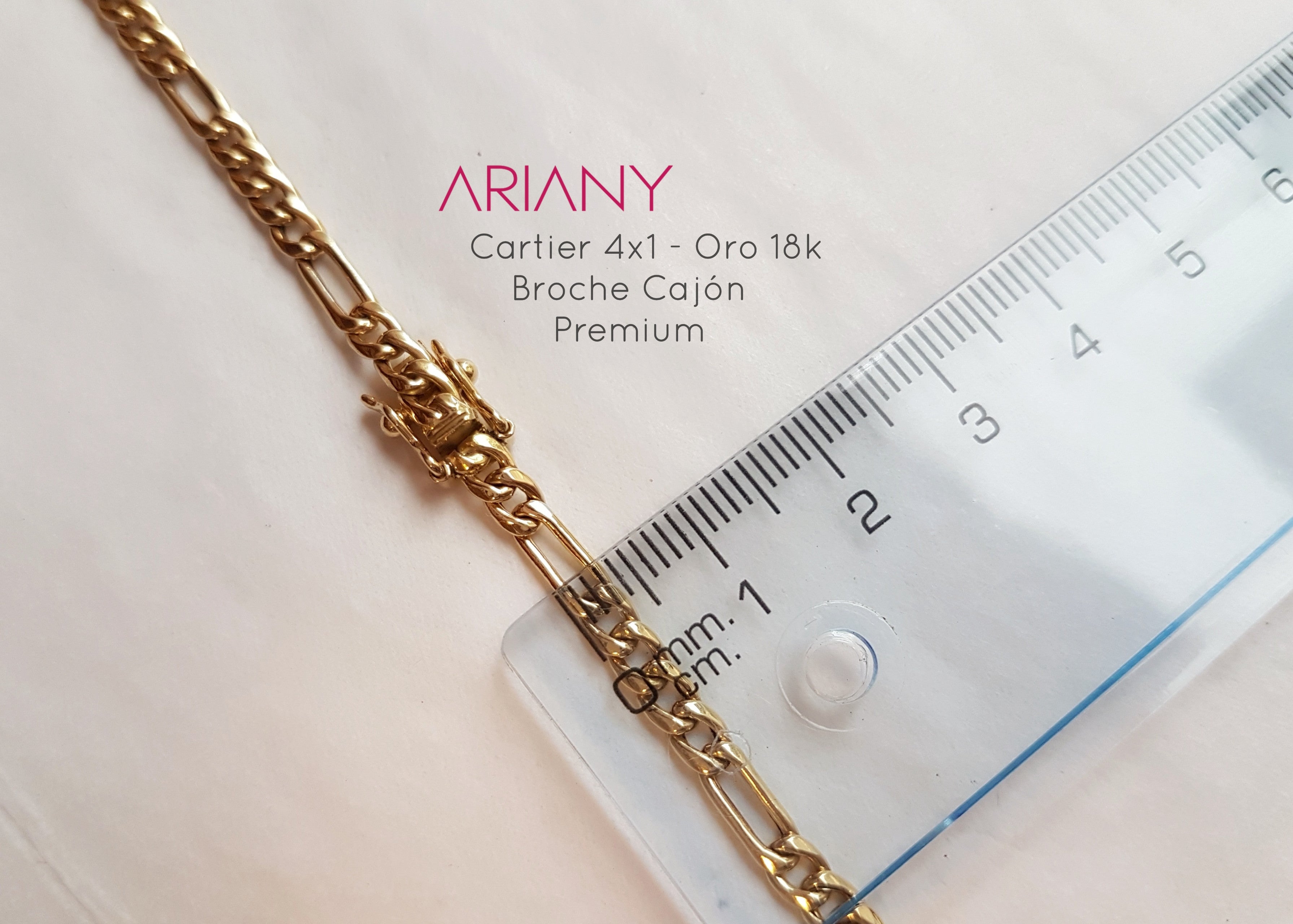 Cadena Cartier (3.5mm) - Oro 18k