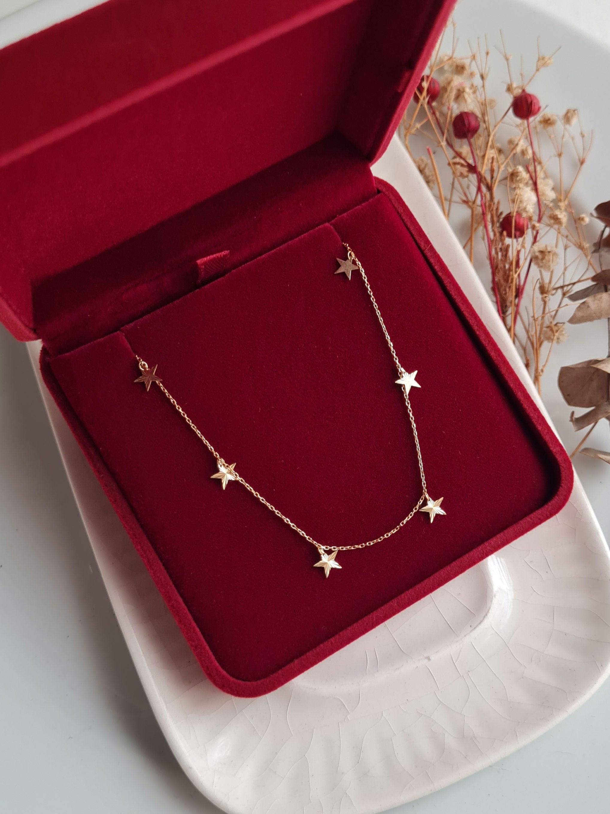 Tobillera 7 Estrellas - Oro 18k