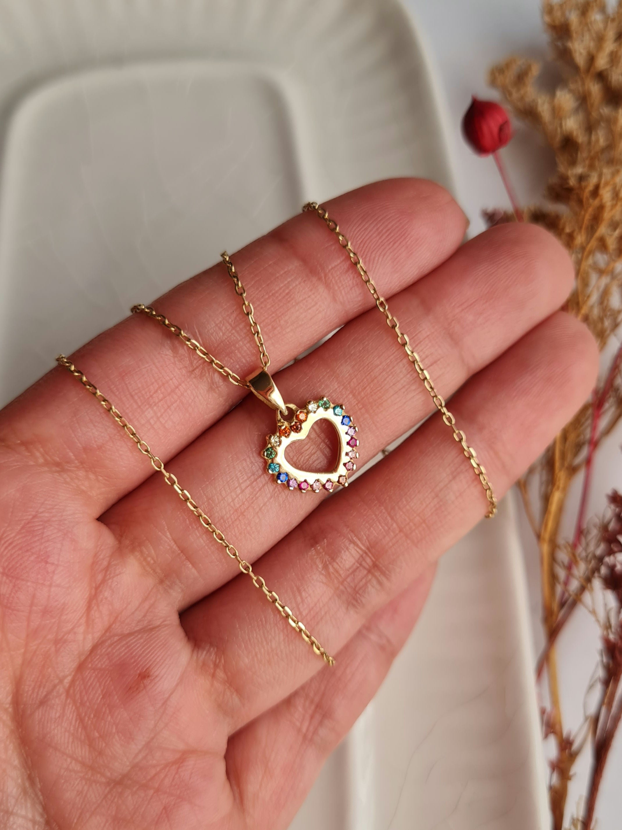 Dije Sagrado Corazón - Oro 18k