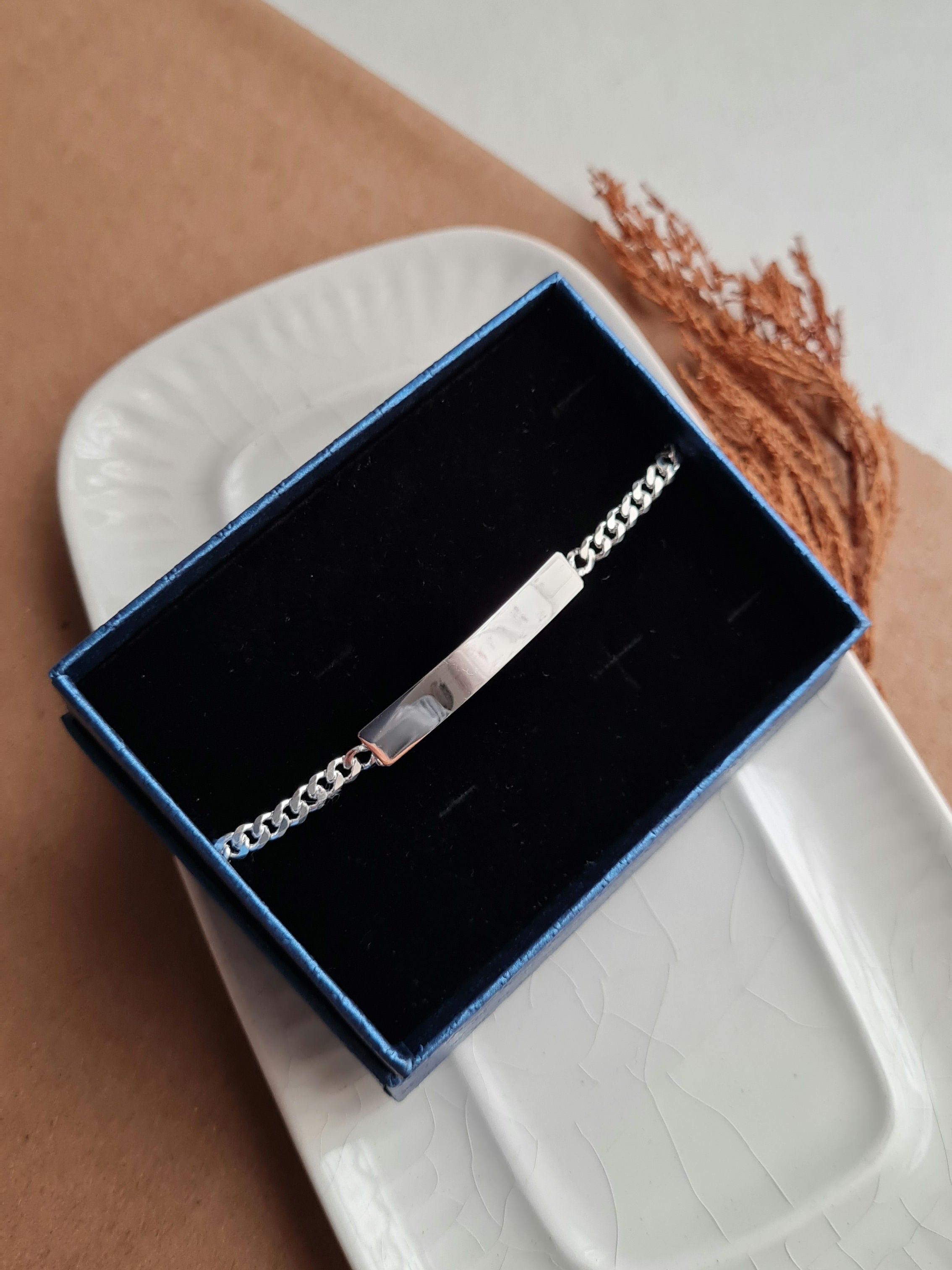 Pulsera Esclava Rectangular - Plata 925