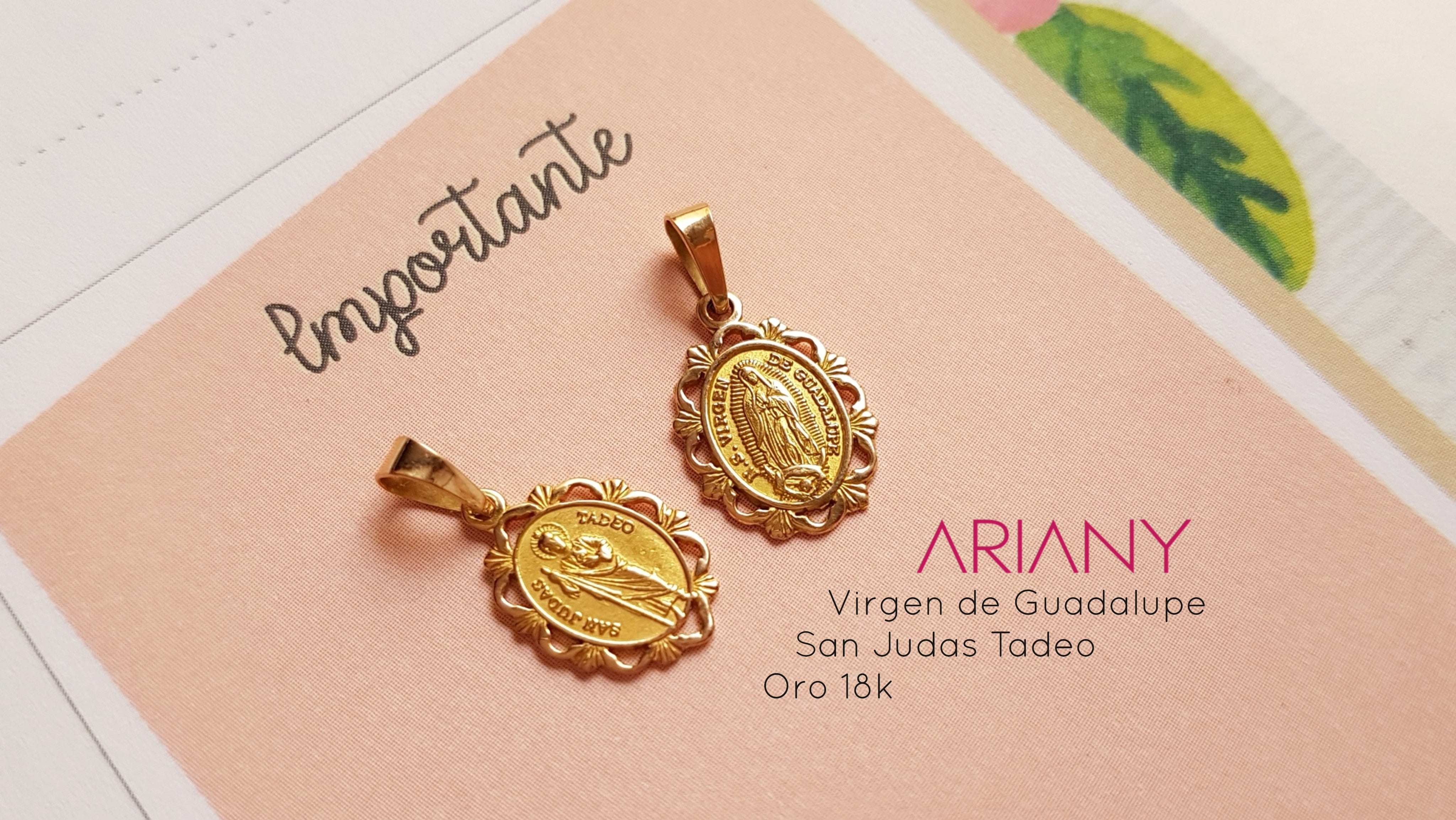 Dije San Judas Tadeo - Oro 18k