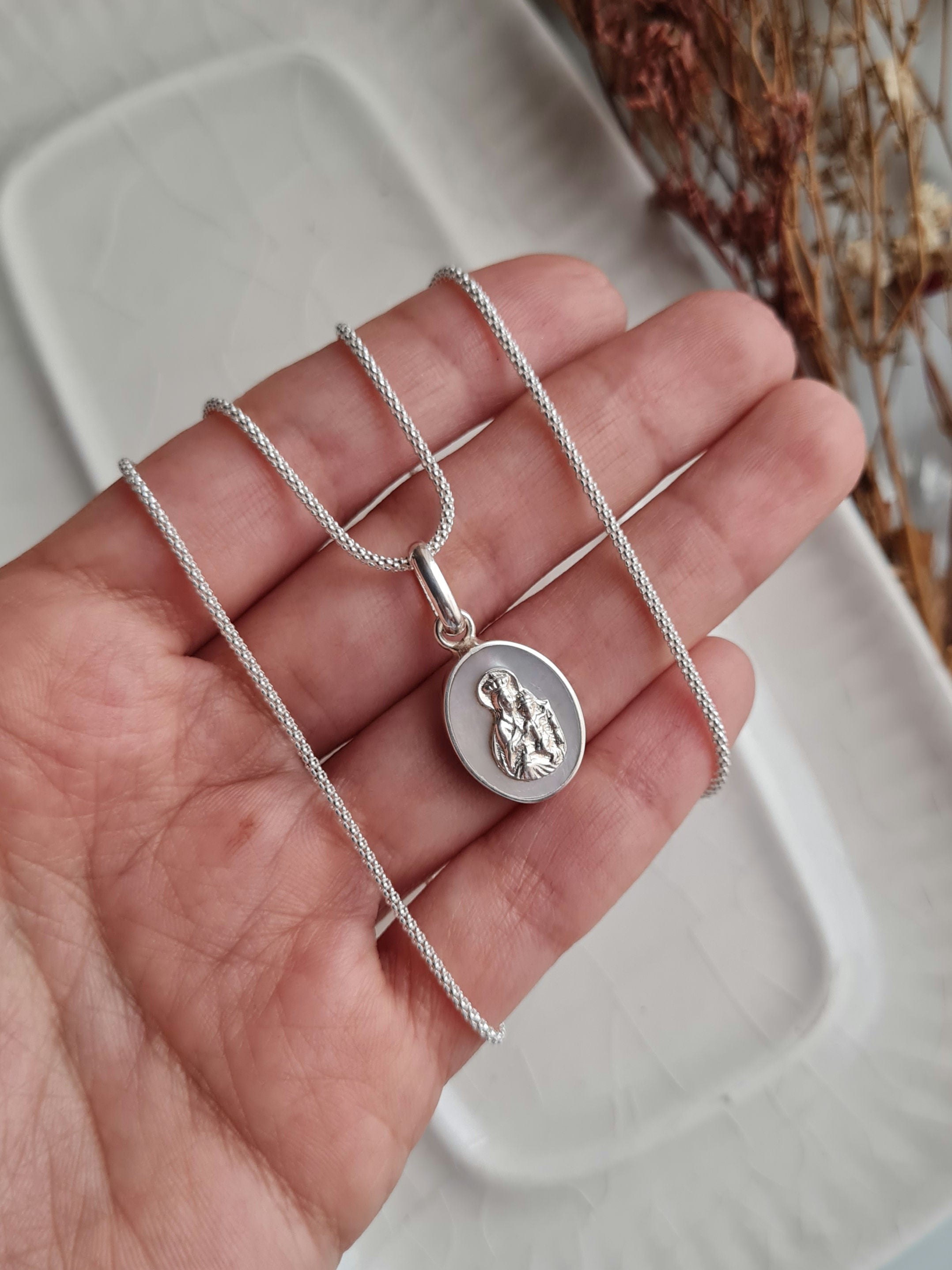 Cadena Virgen del Carmen - Nacar & P925/950