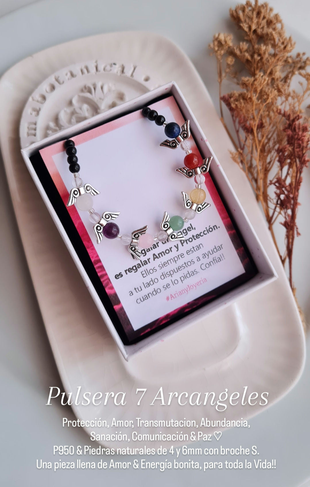 Pulsera 7 Arcangeles - P925/950