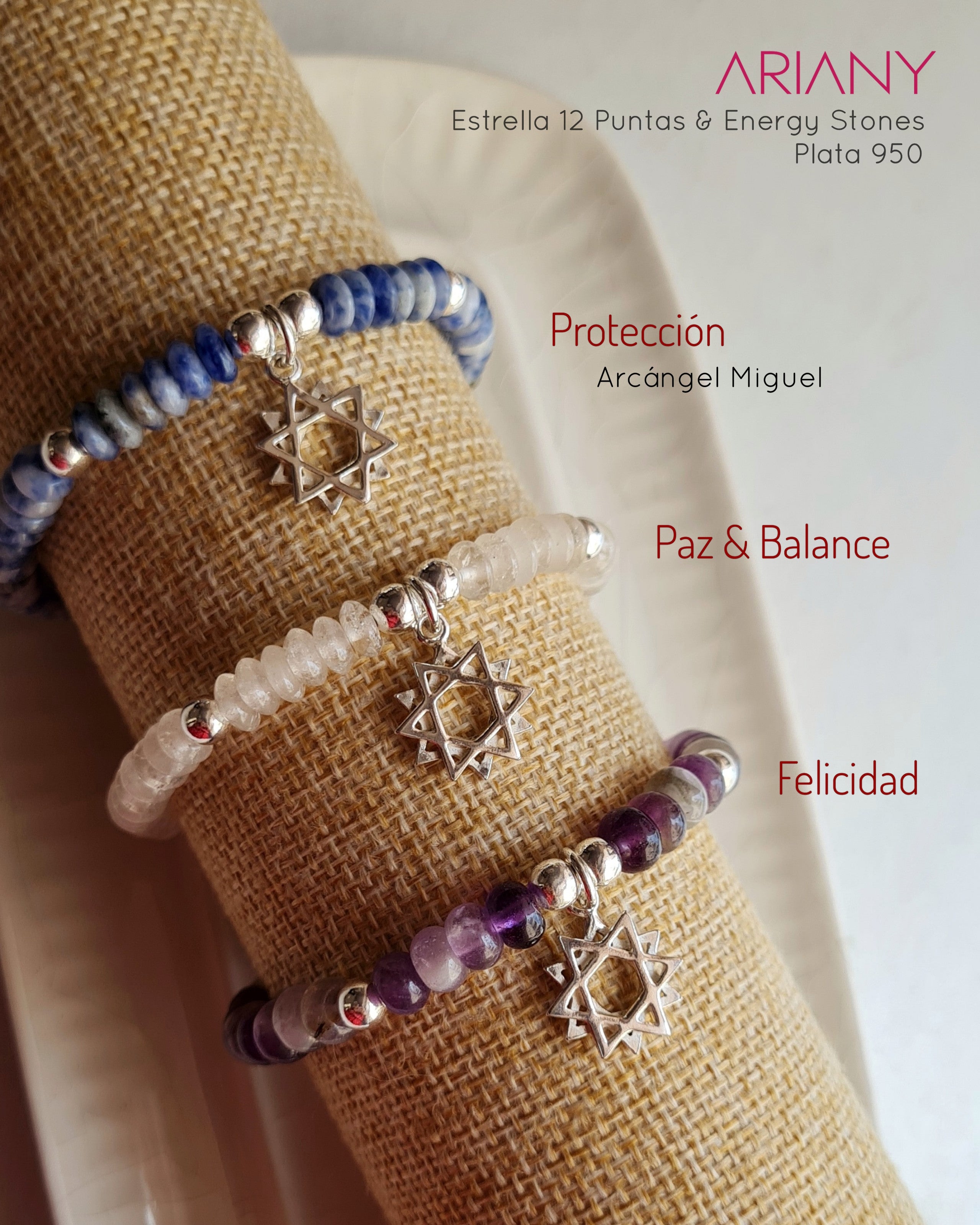 Pulsera Estrella 12 Puntas Energy - P950