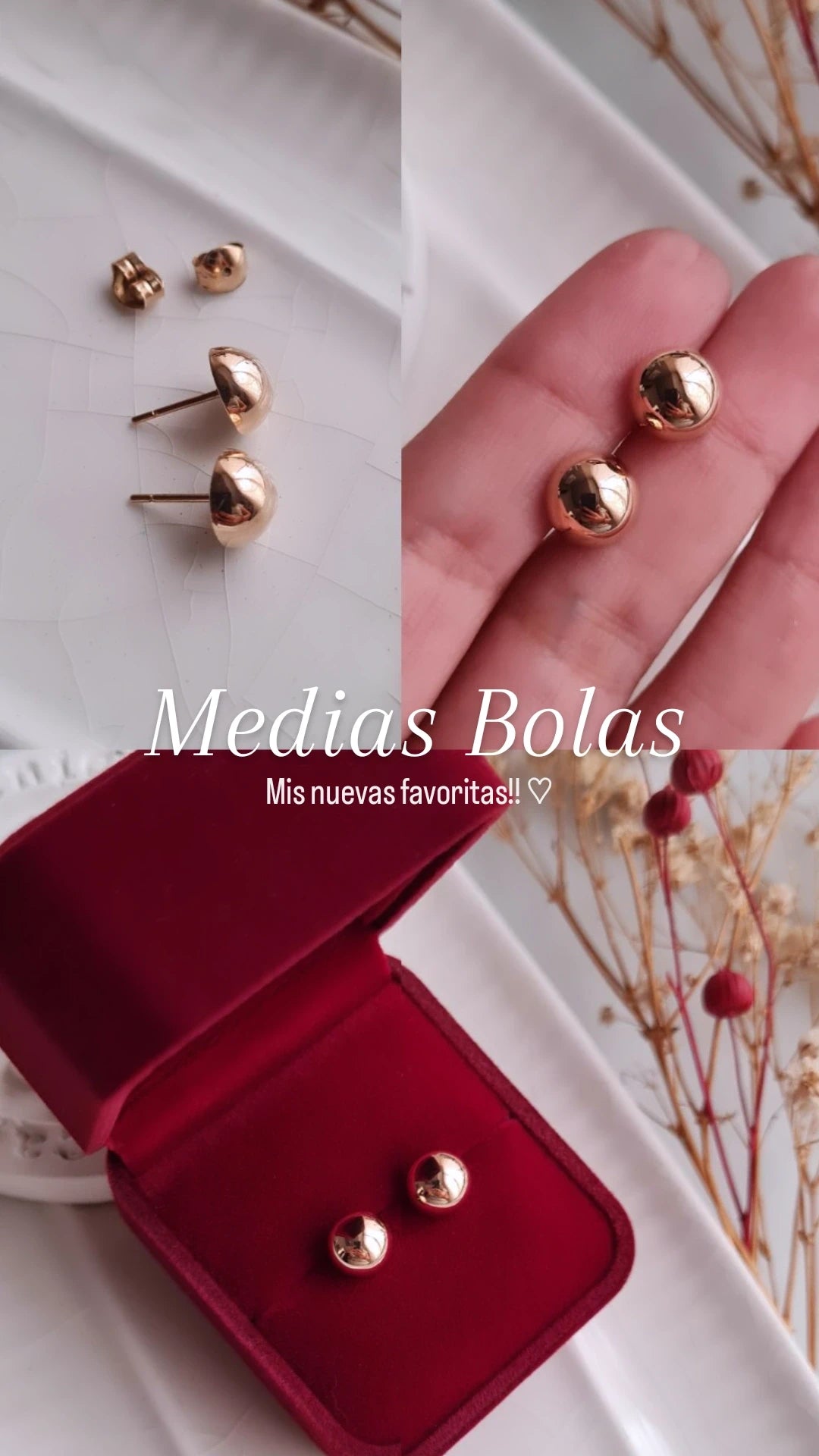 Arete Media Bola - Oro 18K