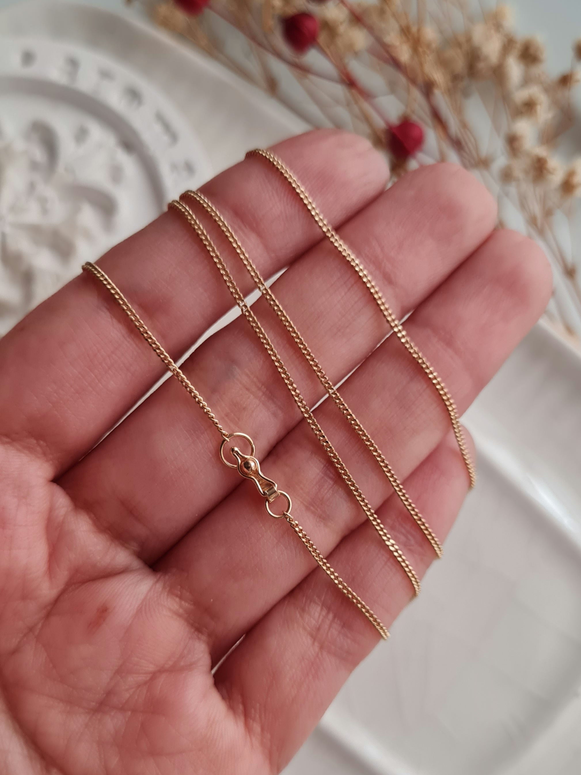 Cadena Panzer Thin - Oro 18k