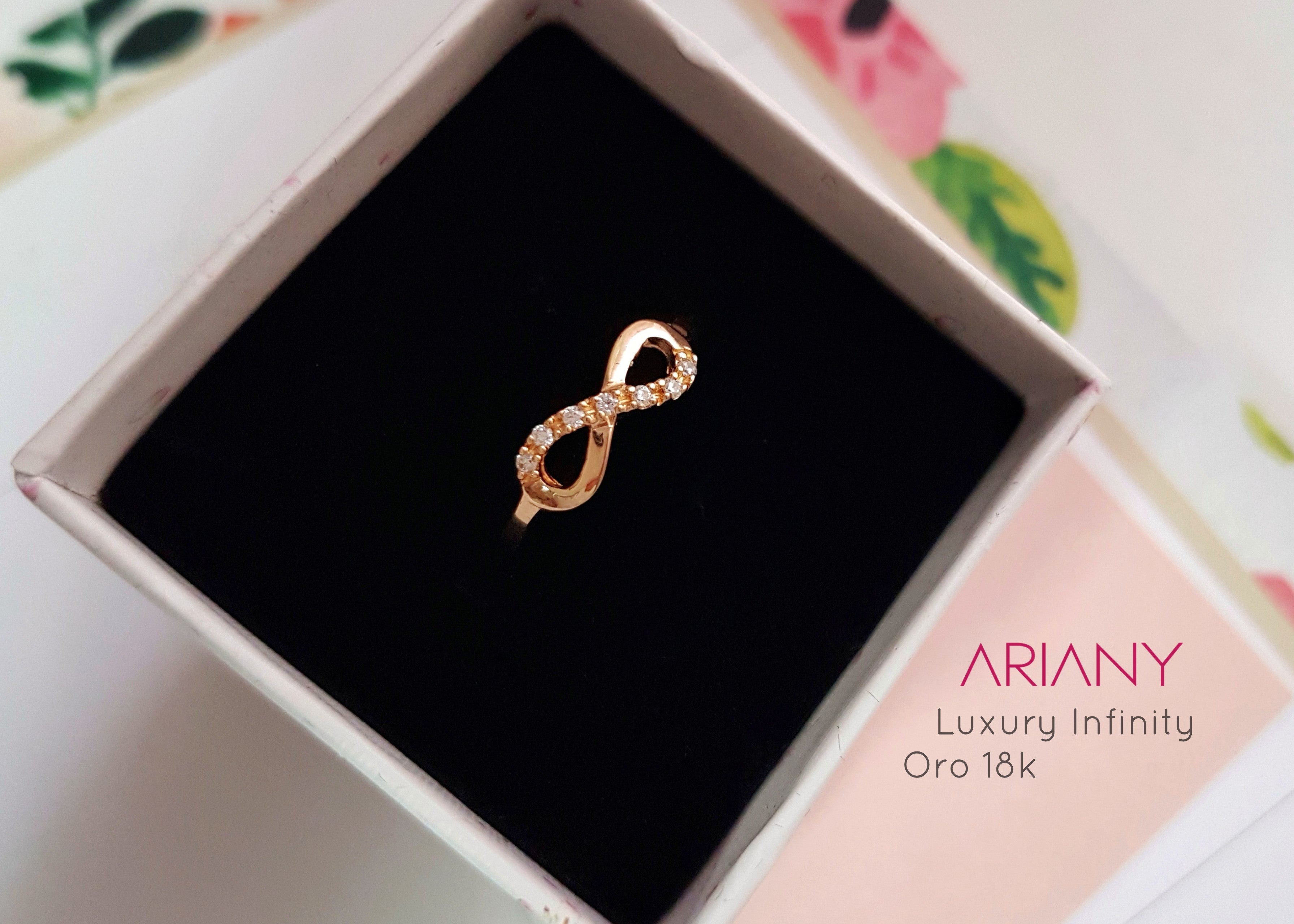 Anillo Infinito Lux - Oro 18k
